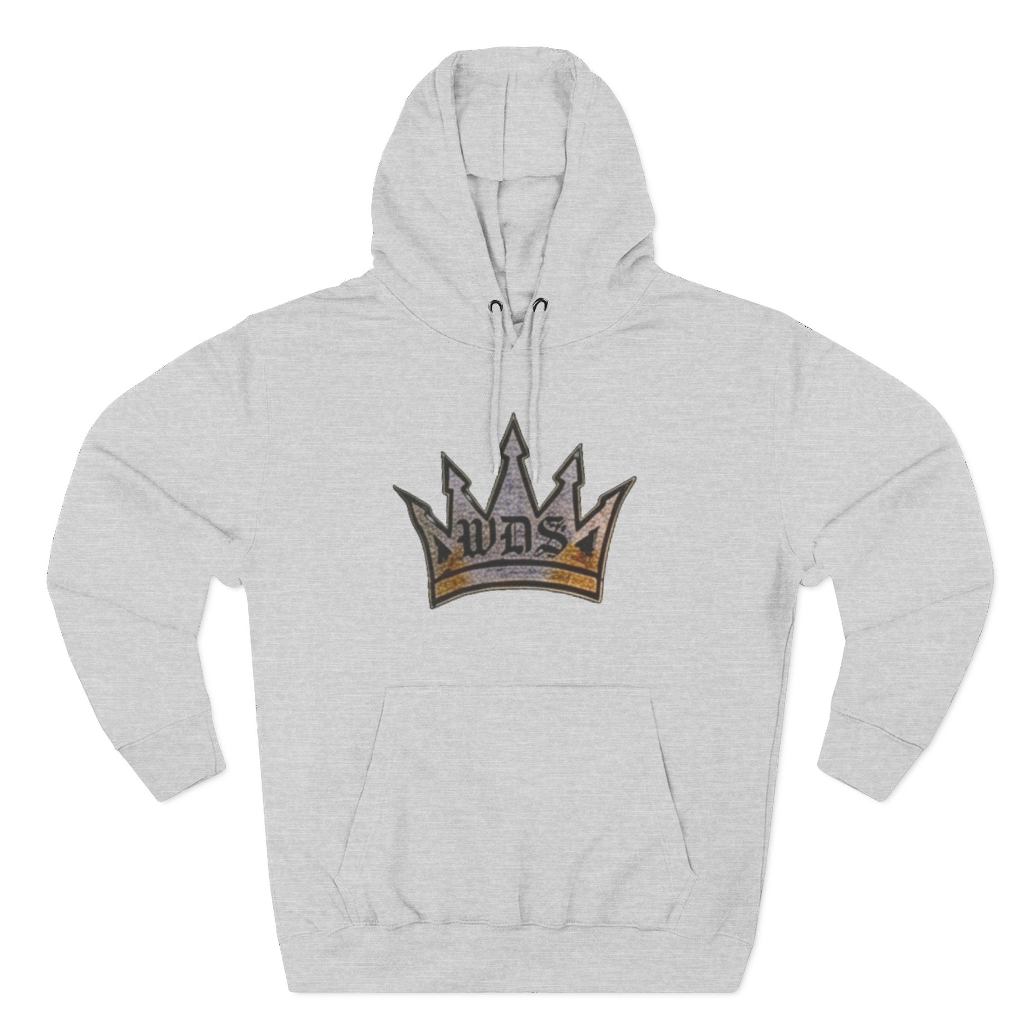 WDS King Crown Three-Panel Fleece Hoodie