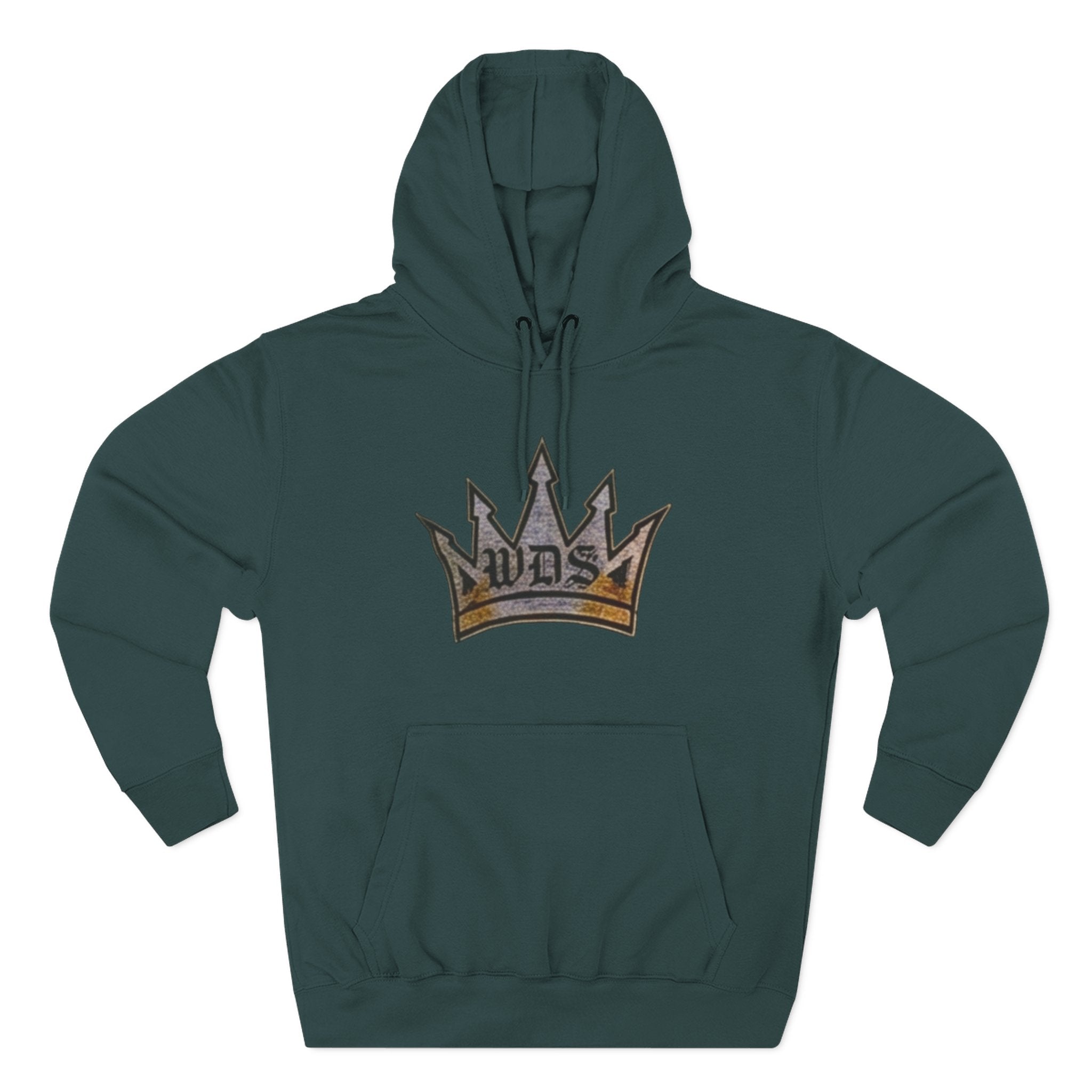 WDS King Crown Three-Panel Fleece Hoodie