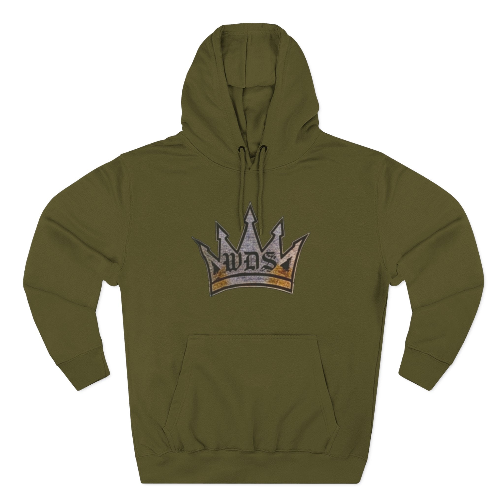 WDS King Crown Three-Panel Fleece Hoodie