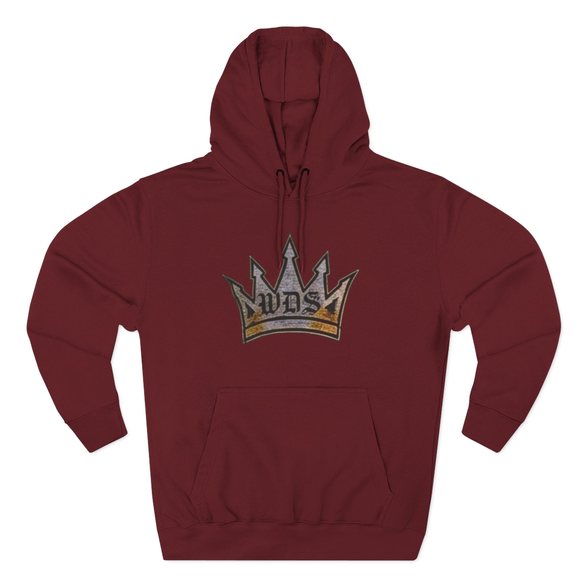 WDS King Crown Three-Panel Fleece Hoodie