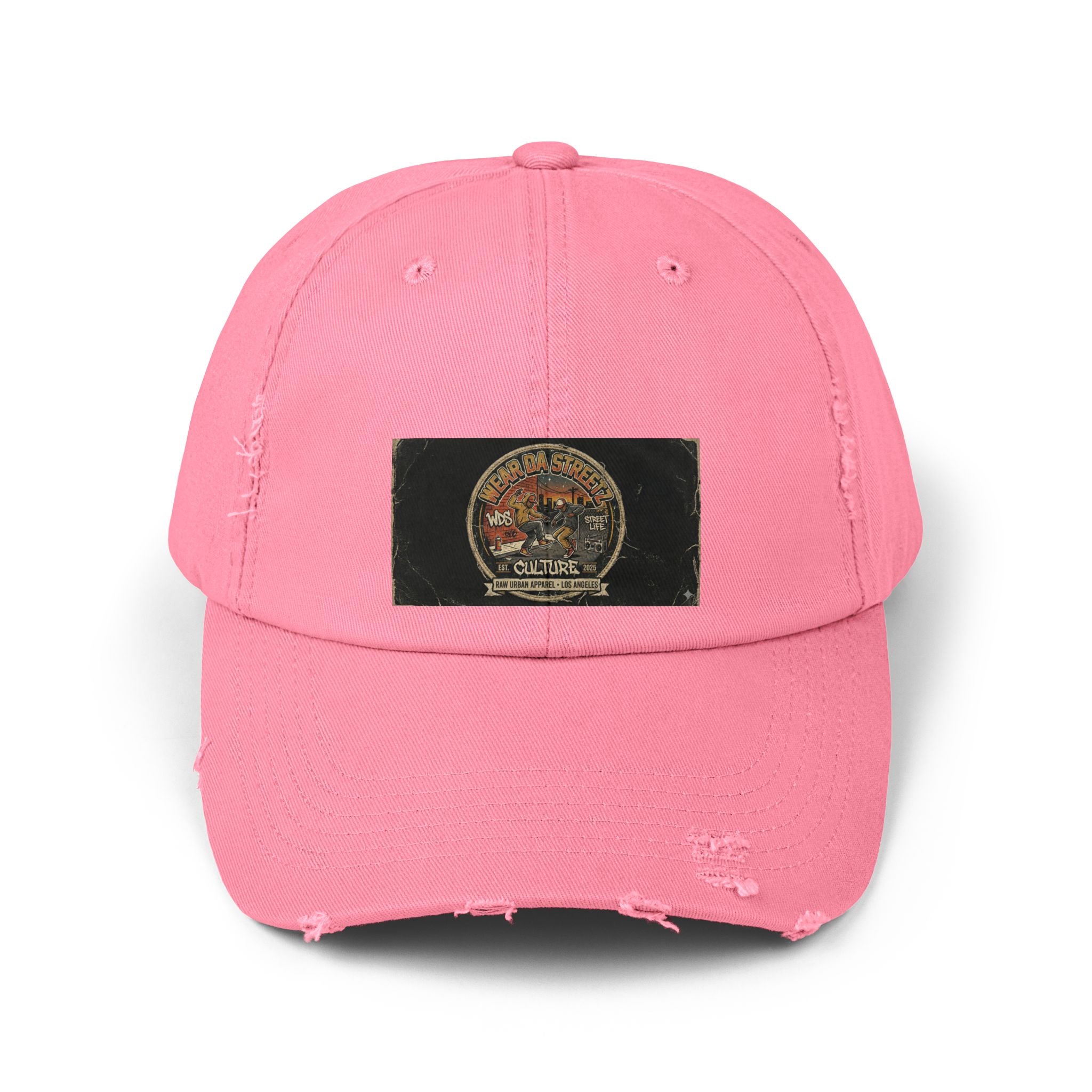 WDS Distressed Vintage Patch Cap — Retro Hip Hop