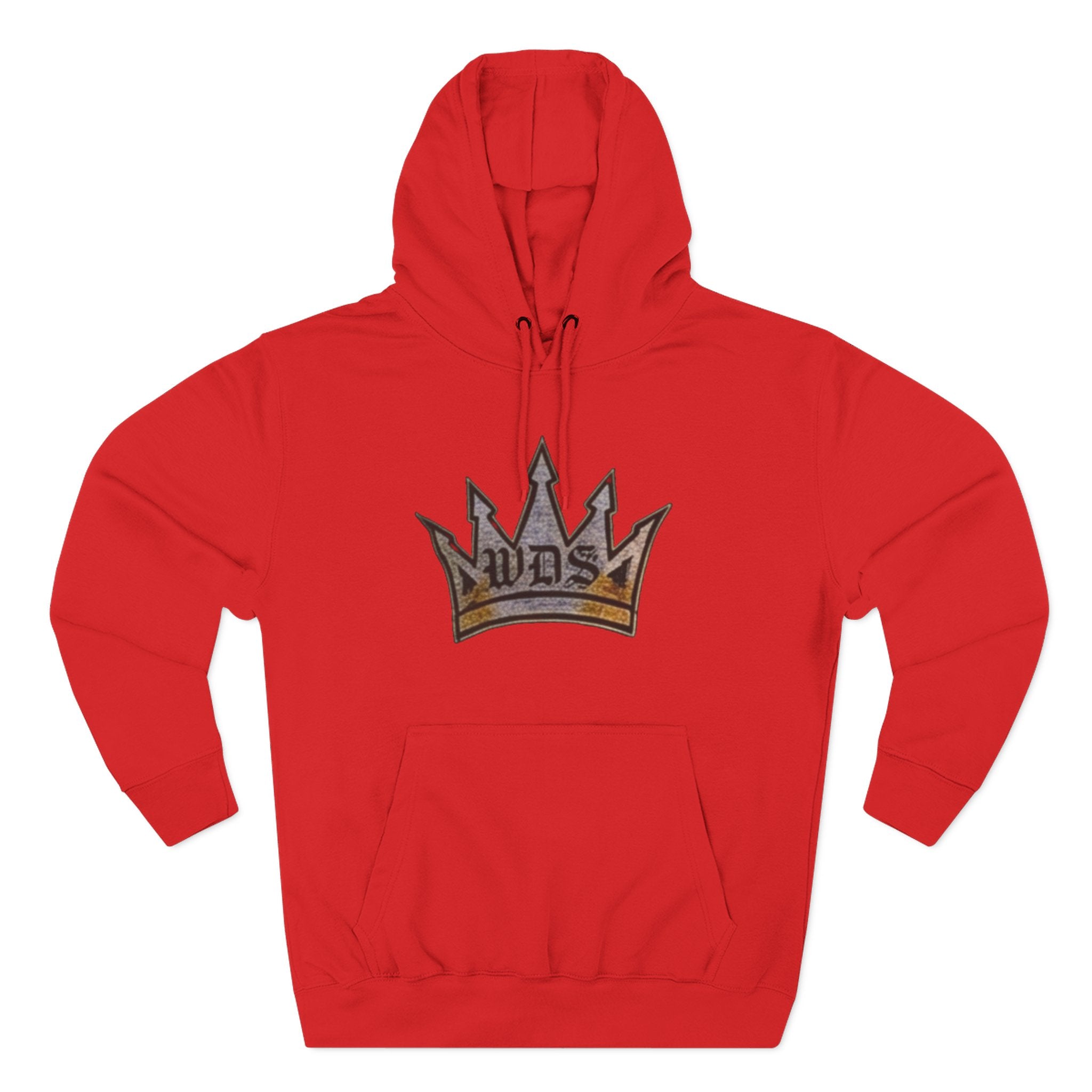 WDS King Crown Three-Panel Fleece Hoodie