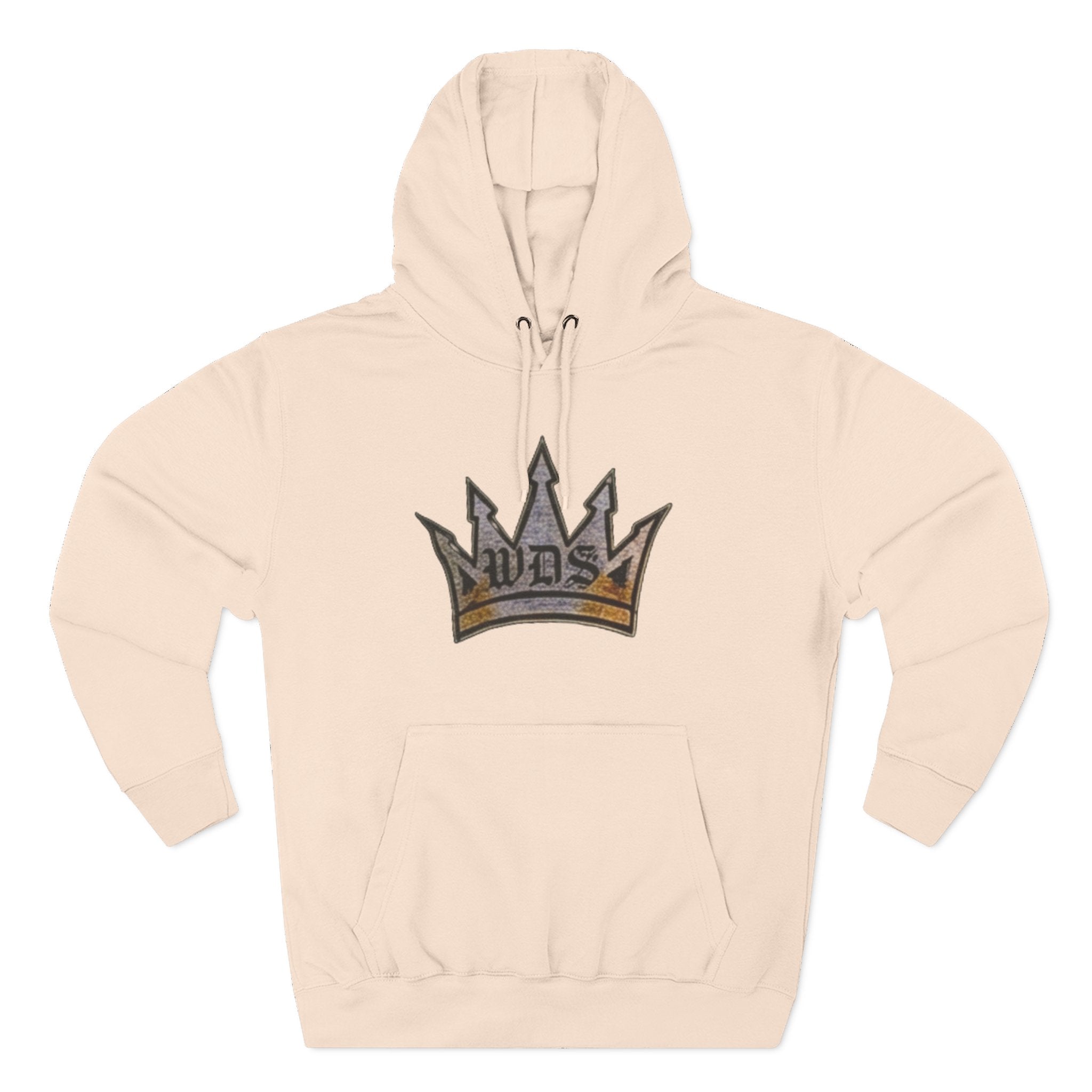 WDS King Crown Three-Panel Fleece Hoodie