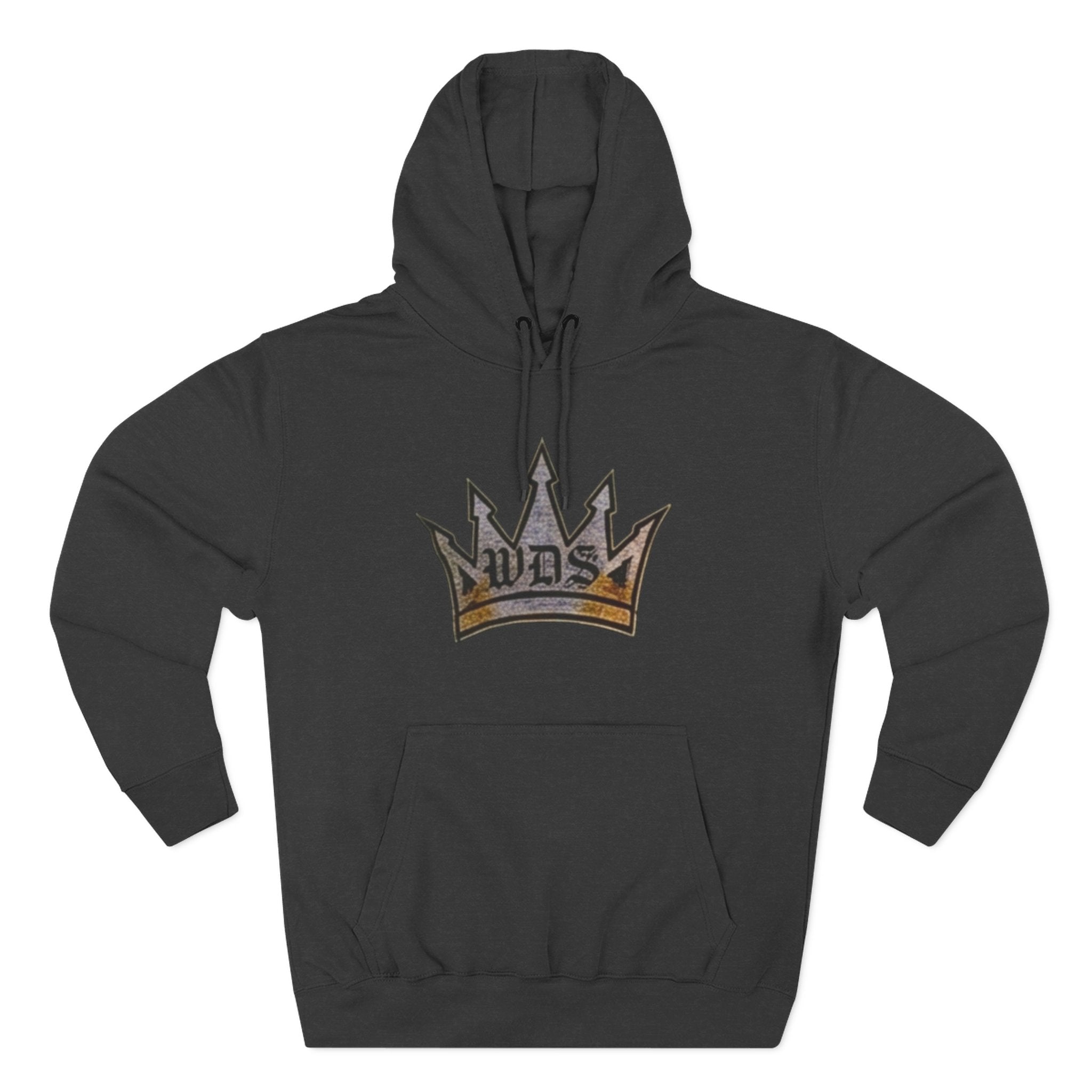 WDS King Crown Three-Panel Fleece Hoodie