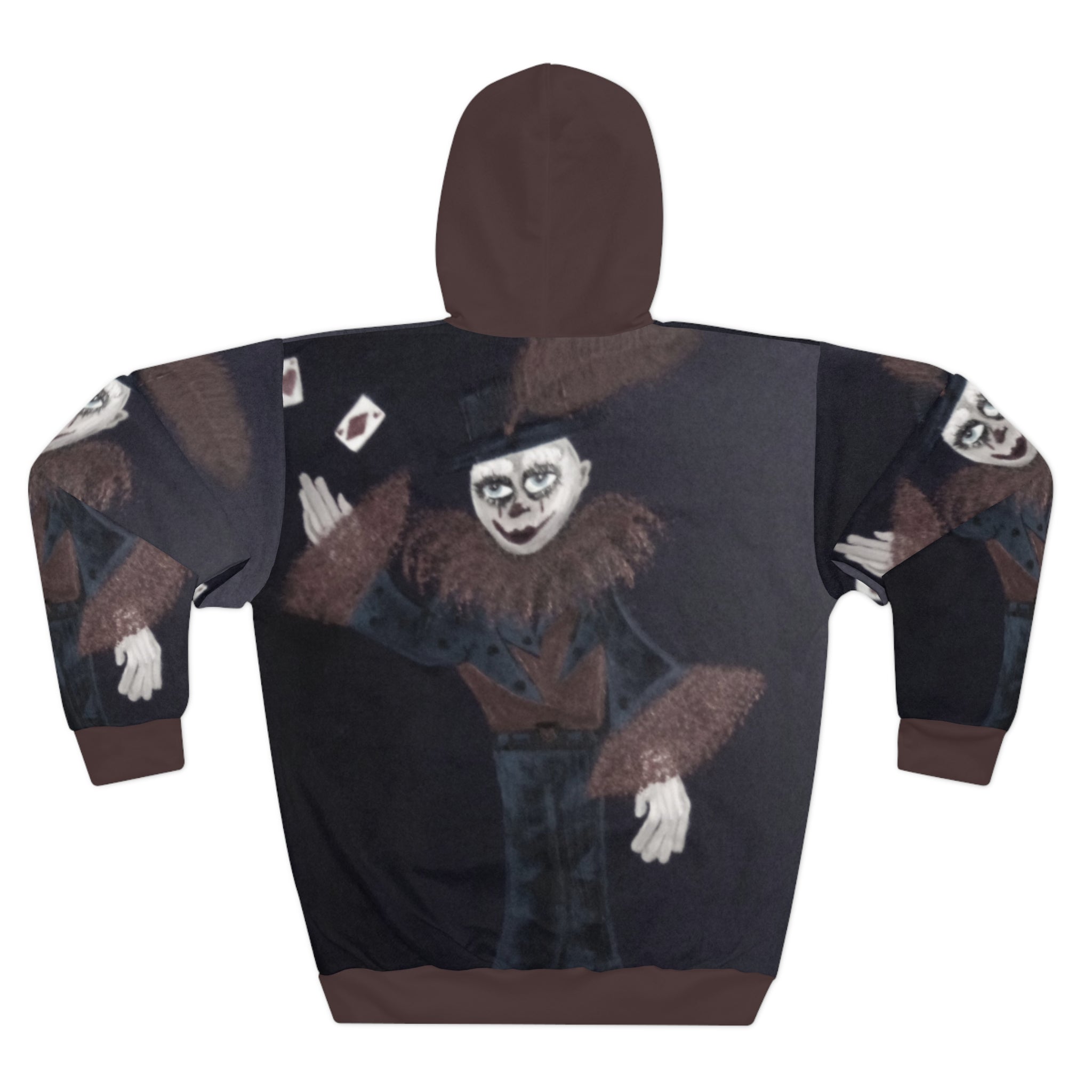 Gambit Jester WDS Hoodie — All-Over-Print Moody Clown Pullover