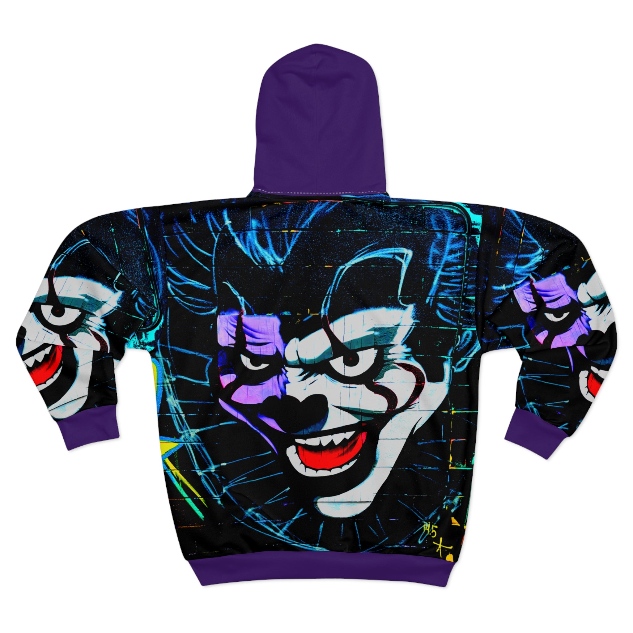 Why So Serious Joker Graffiti Zip Hoodie