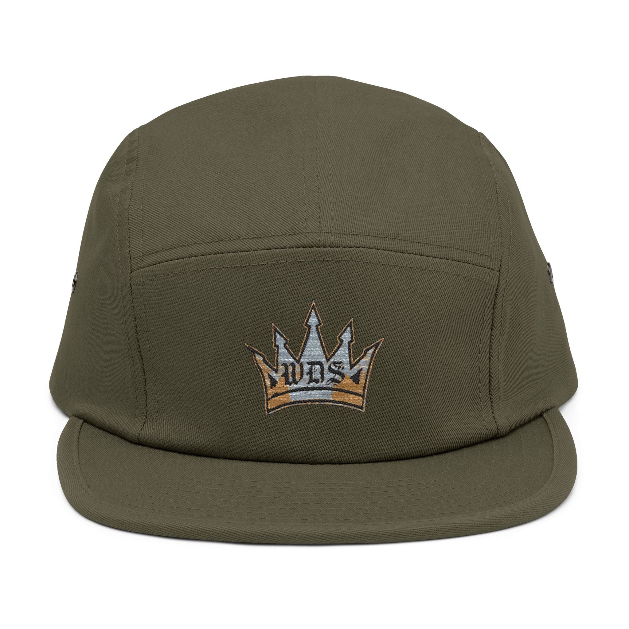 WDS Crown Embroidered 5-Panel Cap — Classic Streetwear Hat