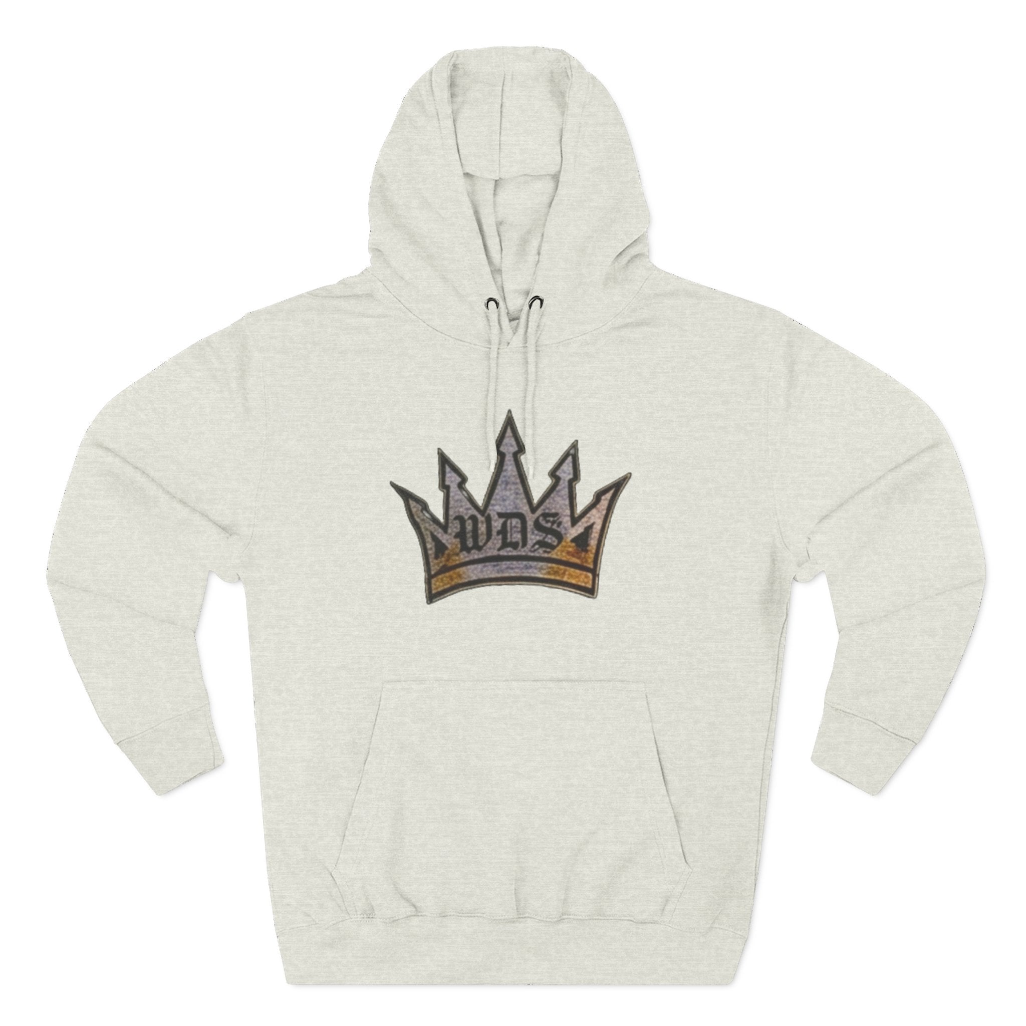 WDS King Crown Three-Panel Fleece Hoodie