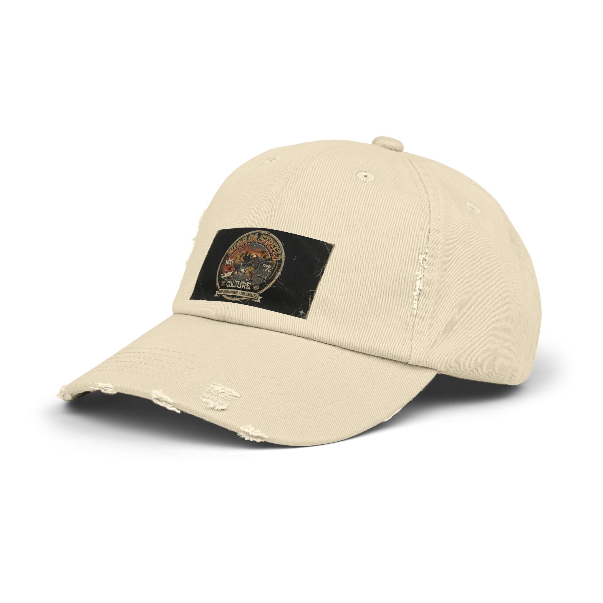 WDS Distressed Vintage Patch Cap — Retro Hip Hop