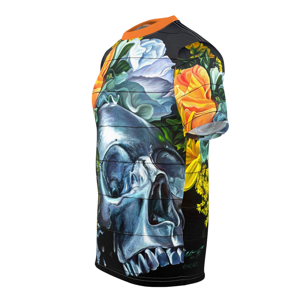 Botanical Bone OKC Street Art-Unisex Cut & Sew Tee