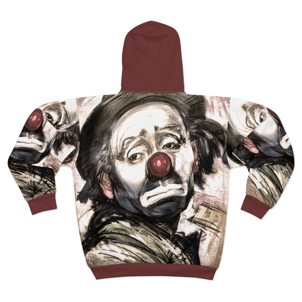 HoHo The Clown LA Street Art  Zip Hoodie