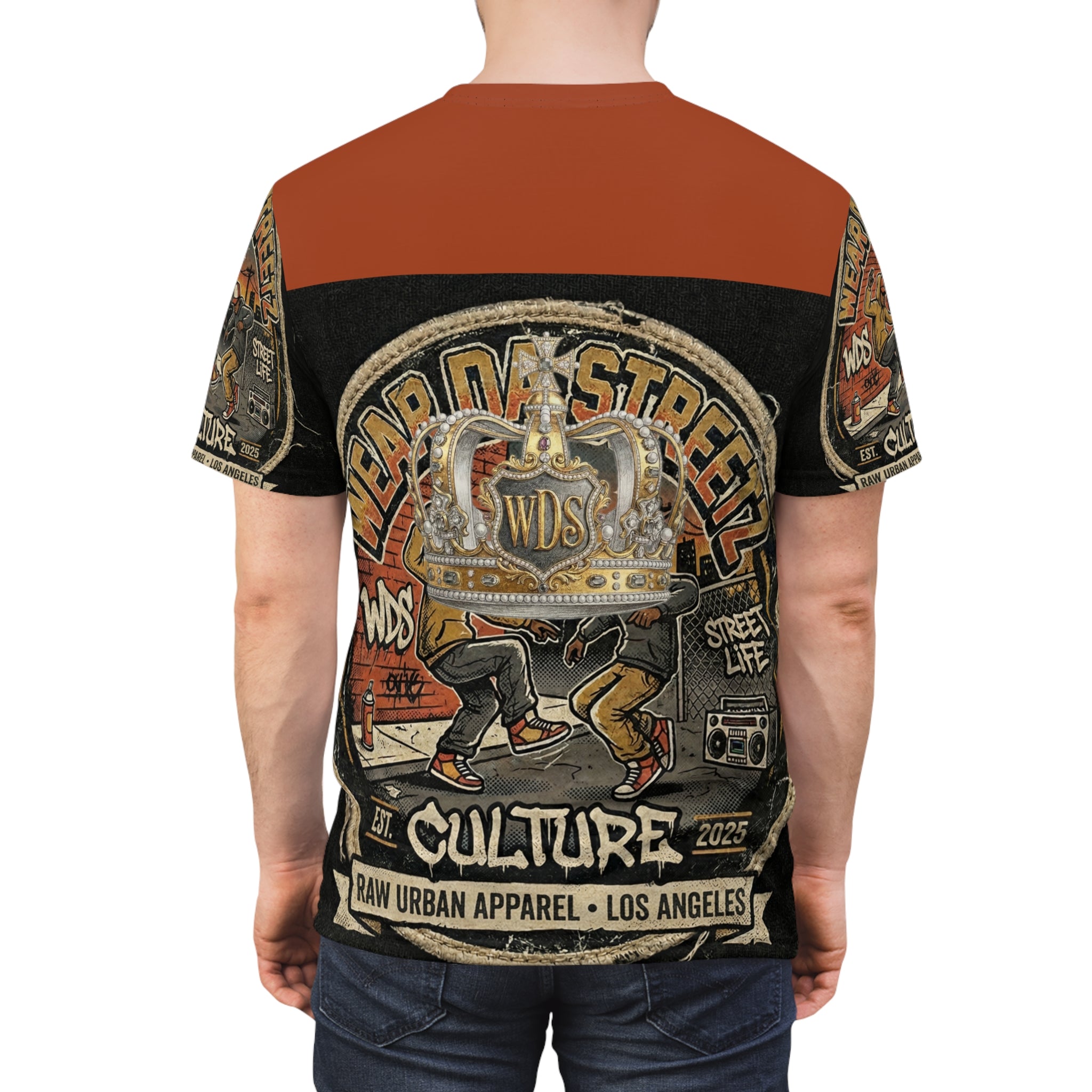 Wear Da Streetz  Hip Hop  Culture Tee — Breakdance Retro Urban Graphic Shirt