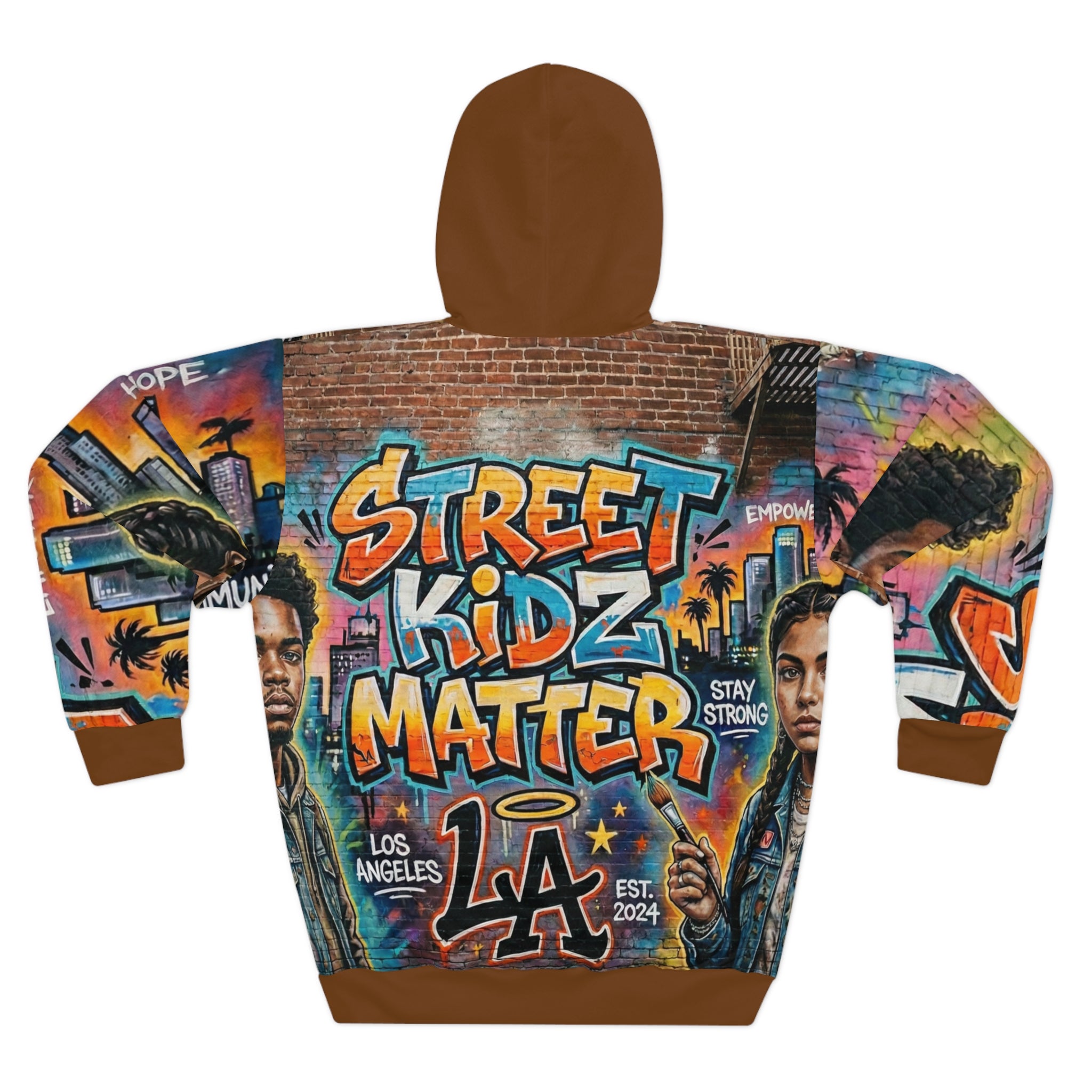 Street Kidz Matter LA Street Art Pullover Hoodie