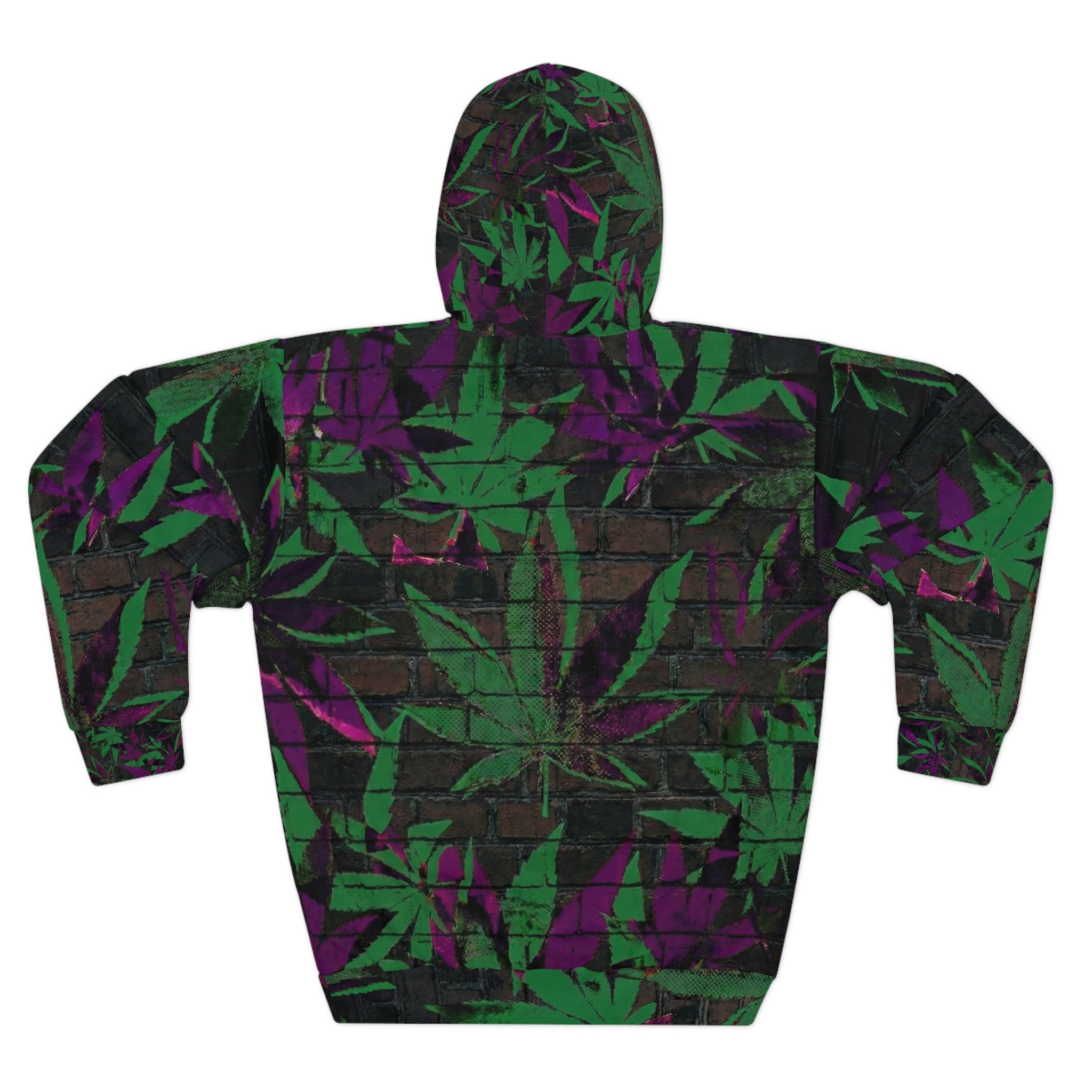 WDS King Reefer Pot Leaf LA Street Art  Pullover Hoodie