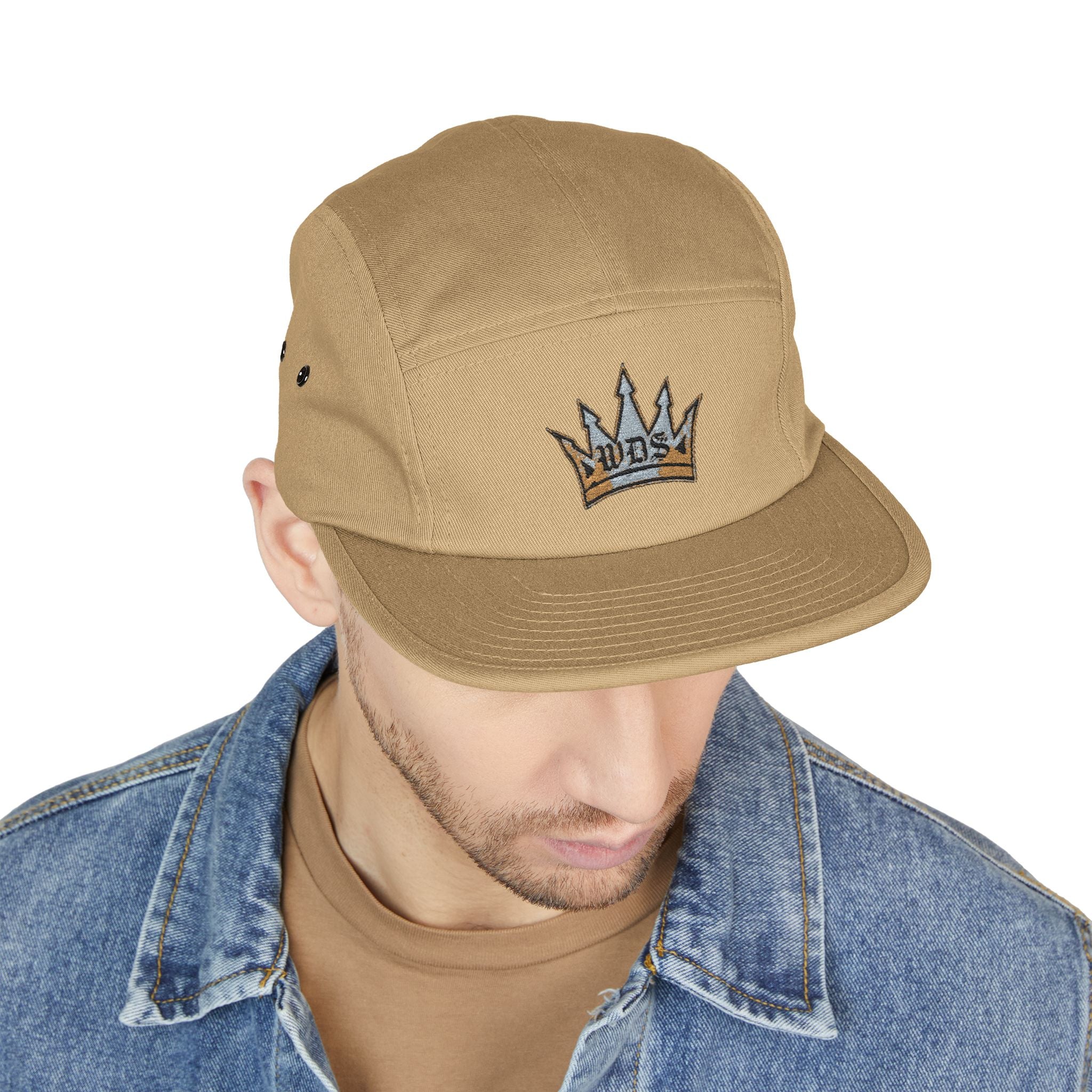 WDS Crown Embroidered 5-Panel Cap — Classic Streetwear Hat