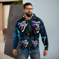 Why So Serious Joker LA Street Art Zip Hoodie — All-Over Print Streetwear