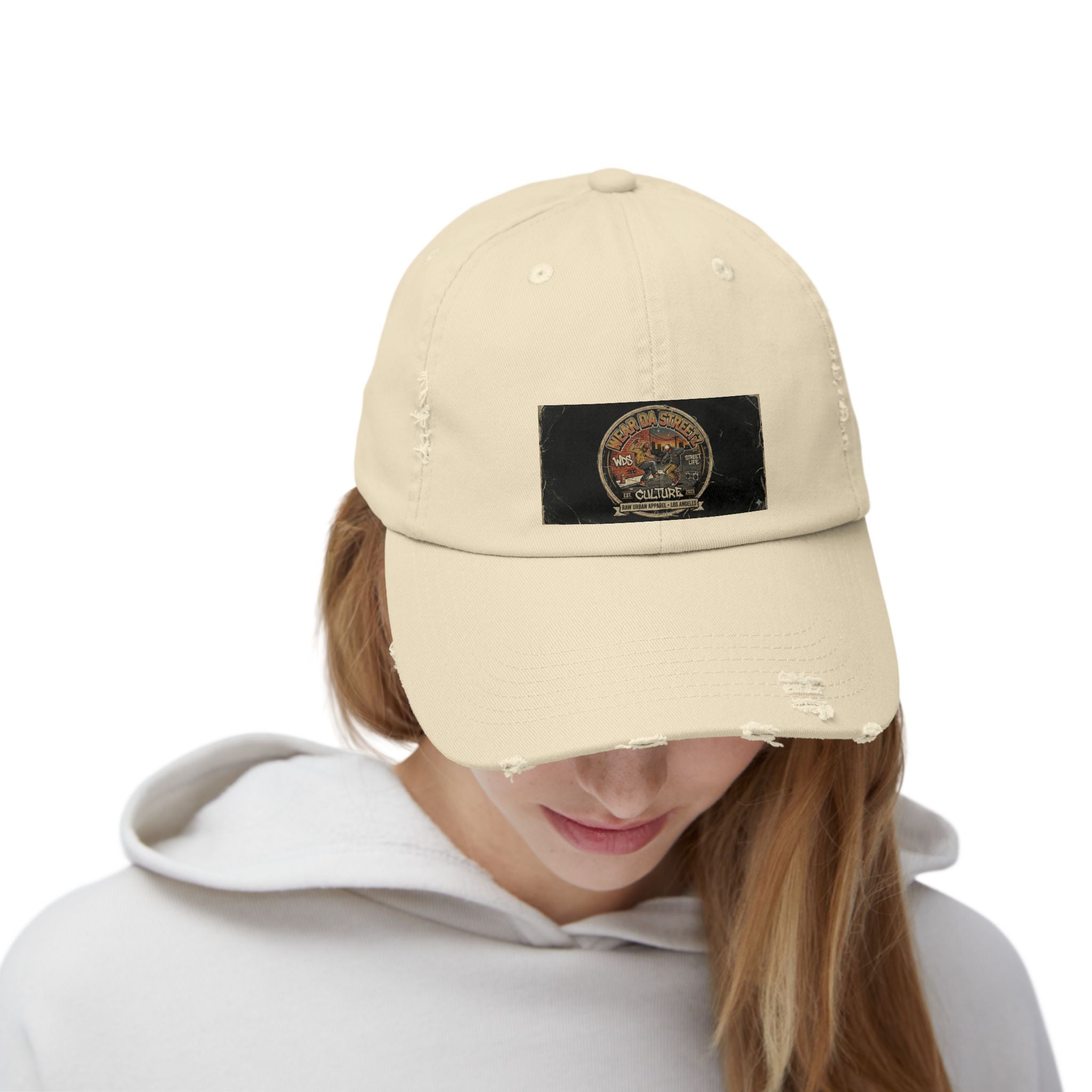 WDS Distressed Vintage Patch Cap — Retro Hip Hop