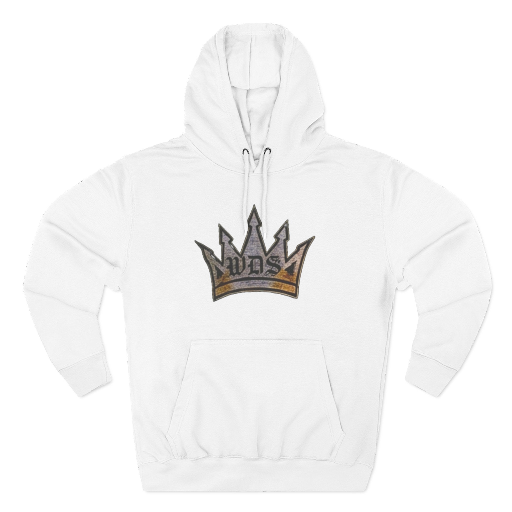 WDS King Crown Three-Panel Fleece Hoodie
