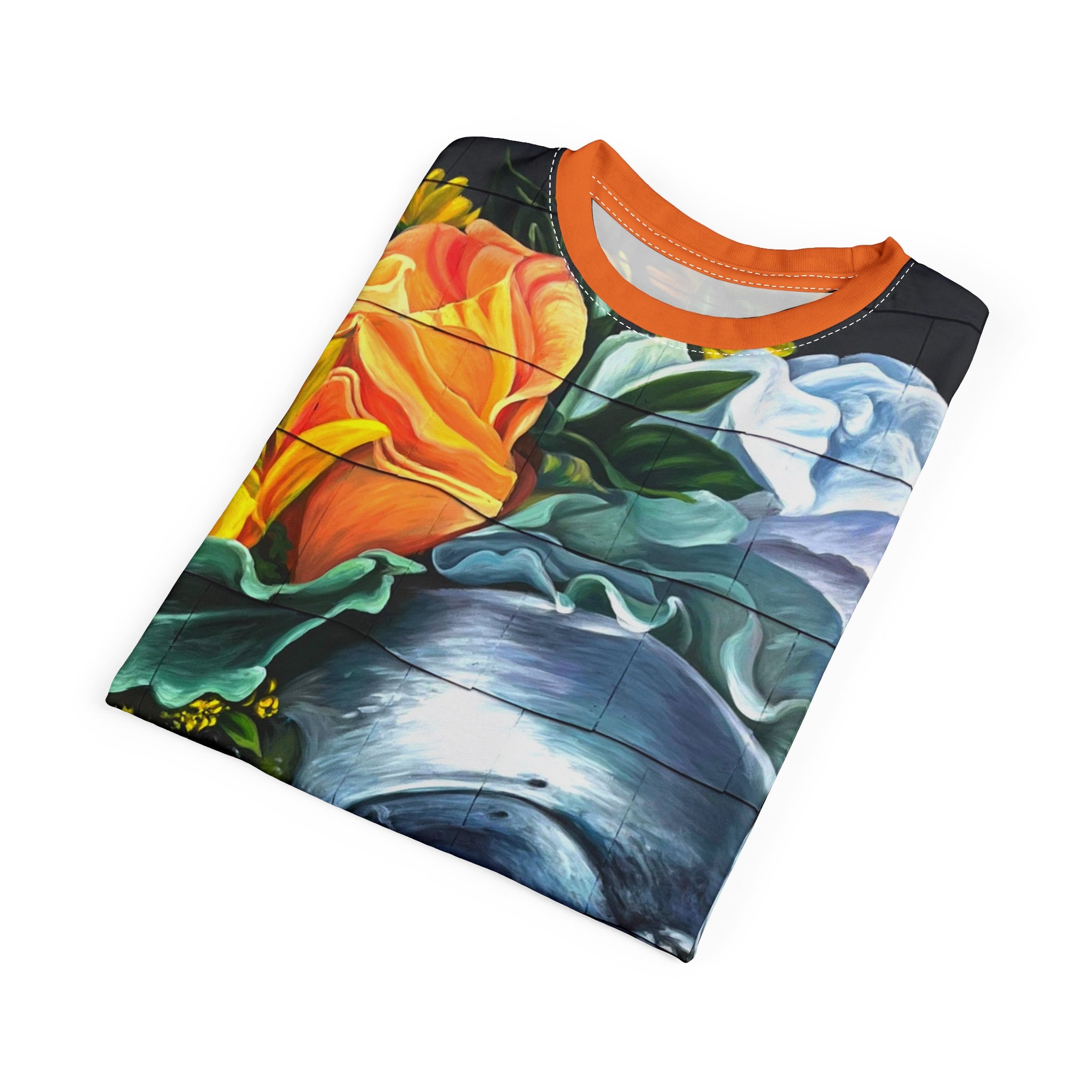 Botanical Bone OKC Street Art-Unisex Cut & Sew Tee