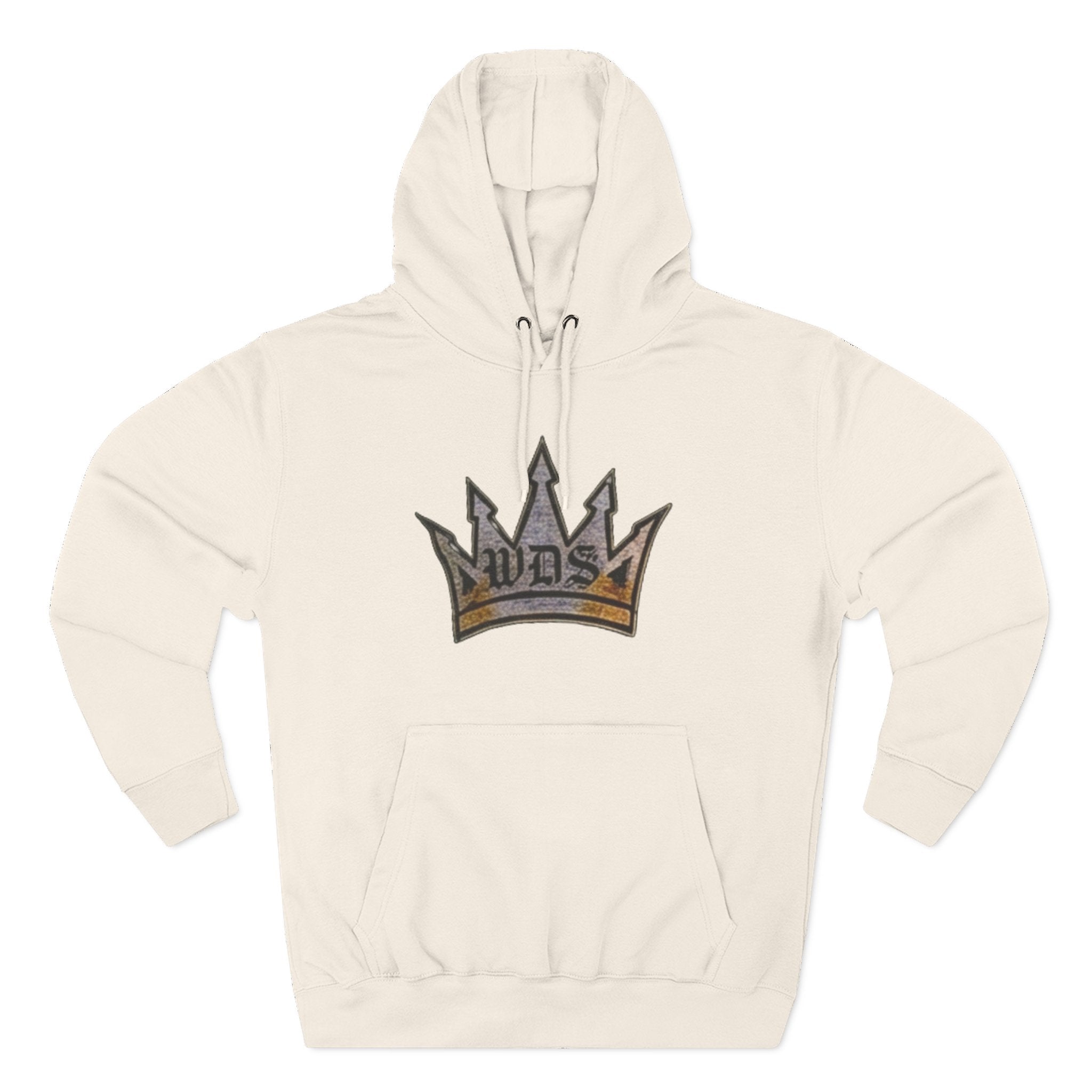 WDS King Crown Three-Panel Fleece Hoodie