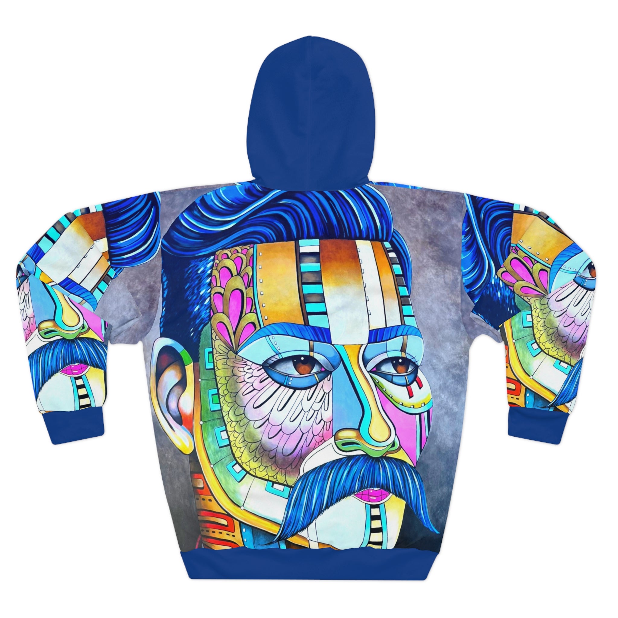 Johnny Depp Abstract Las Vegas Street Art Hoodie – Vibrant All-Over-Print Pullover