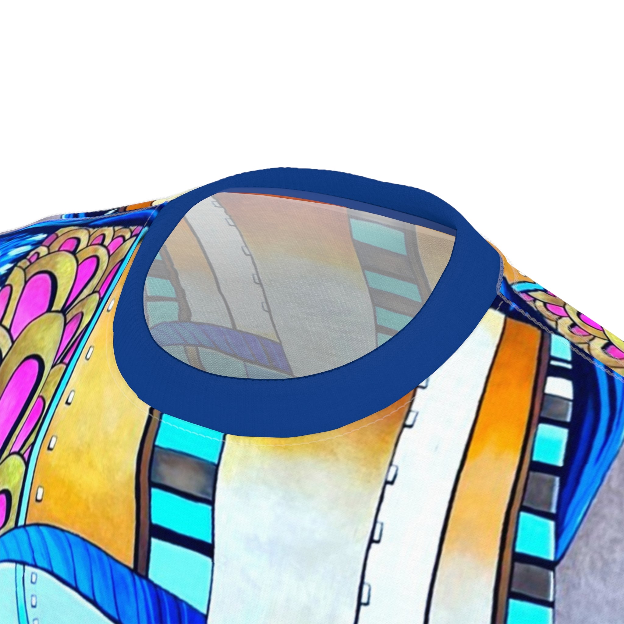 Wear Da Streetz Johnny Depp Las Vegas Street Art-Print all over Tee