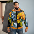 Botanical Bone LA Street Art  Zip Hoodie