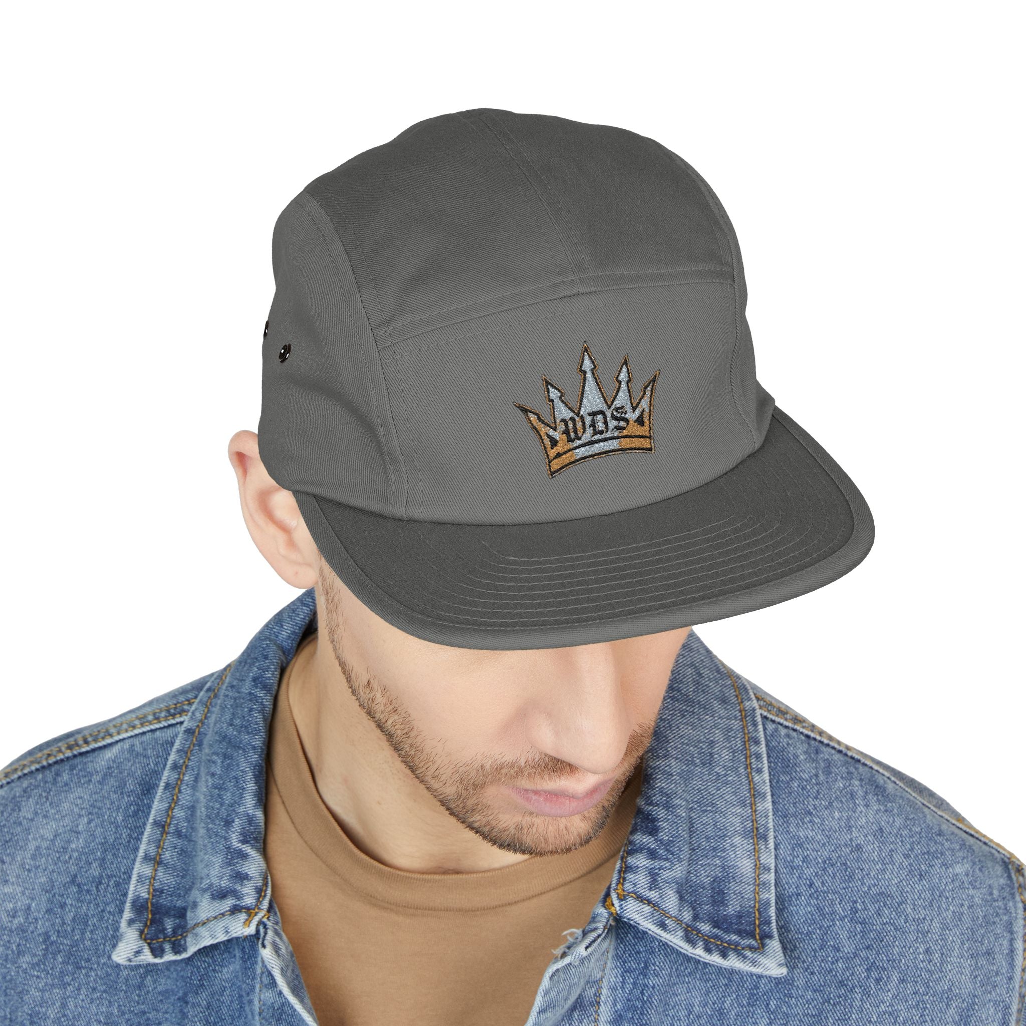 WDS Crown Embroidered 5-Panel Cap — Classic Streetwear Hat