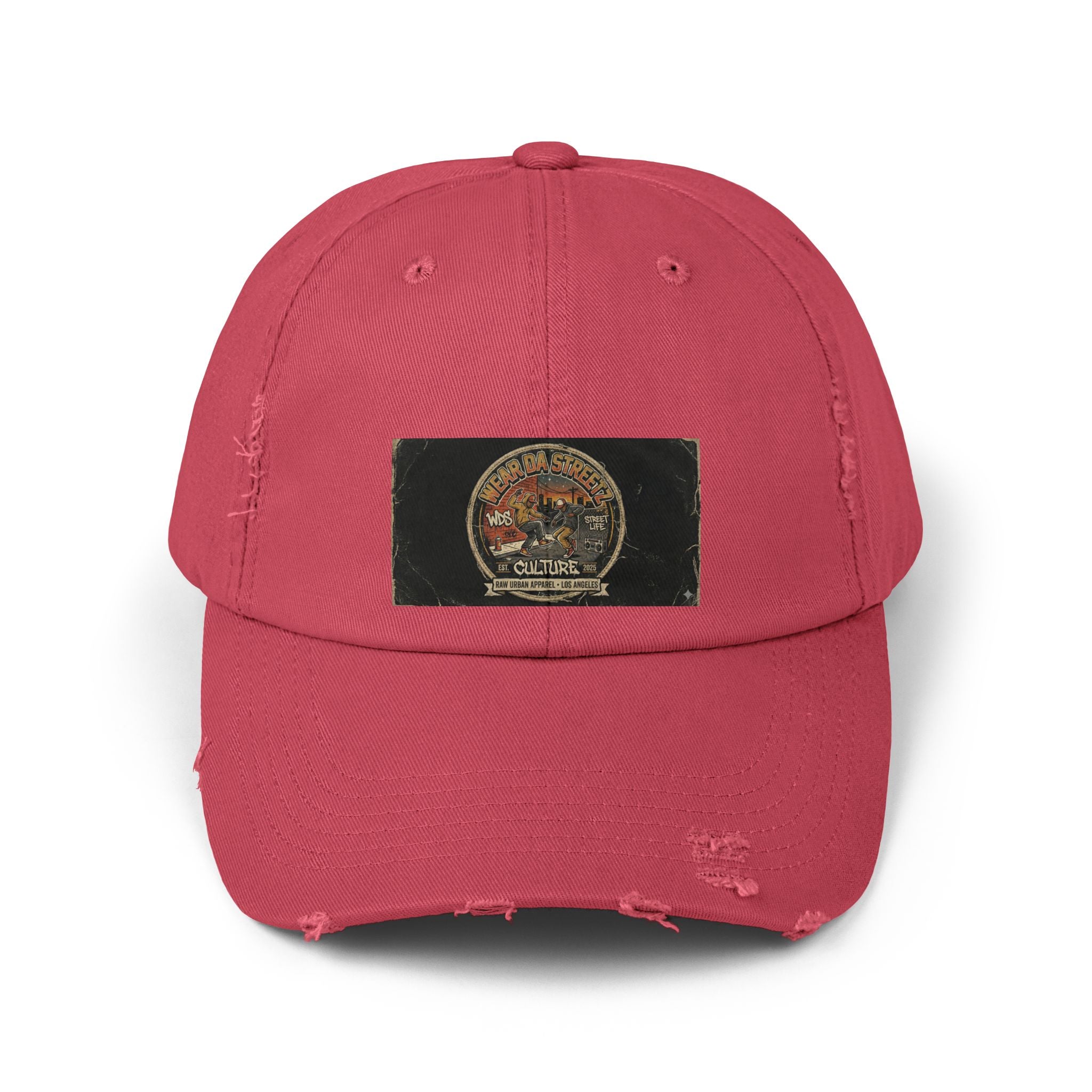 WDS Distressed Vintage Patch Cap — Retro Hip Hop