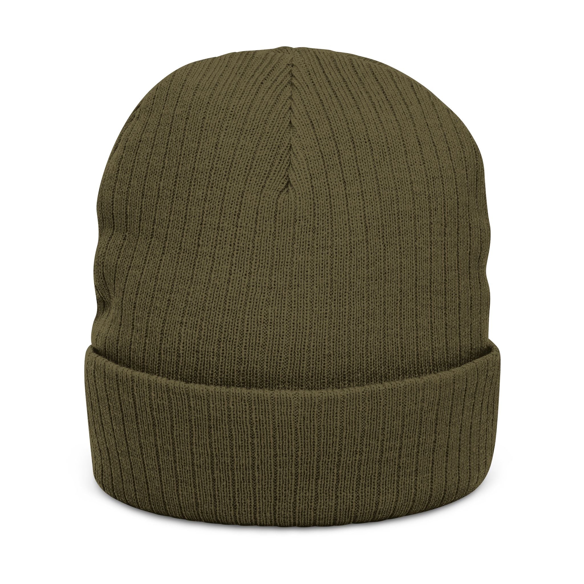 WDS Urban Hip Hop Embroidered Ribbed Beanie — Vintage Hip Hop Patch Knit Hat