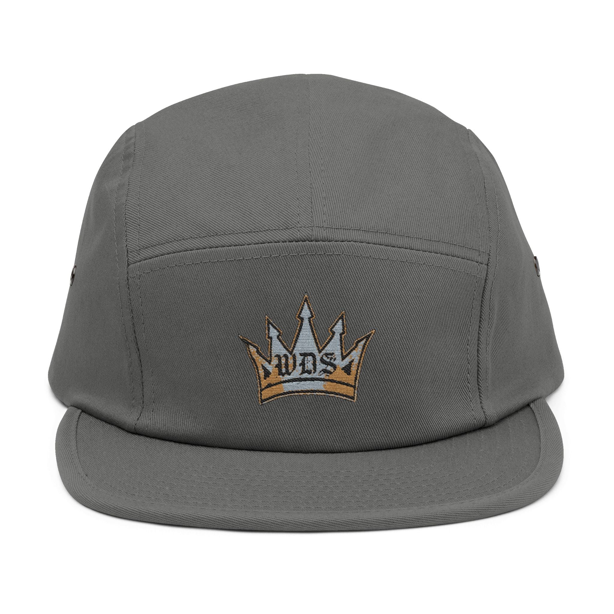 WDS Crown Embroidered 5-Panel Cap — Classic Streetwear Hat