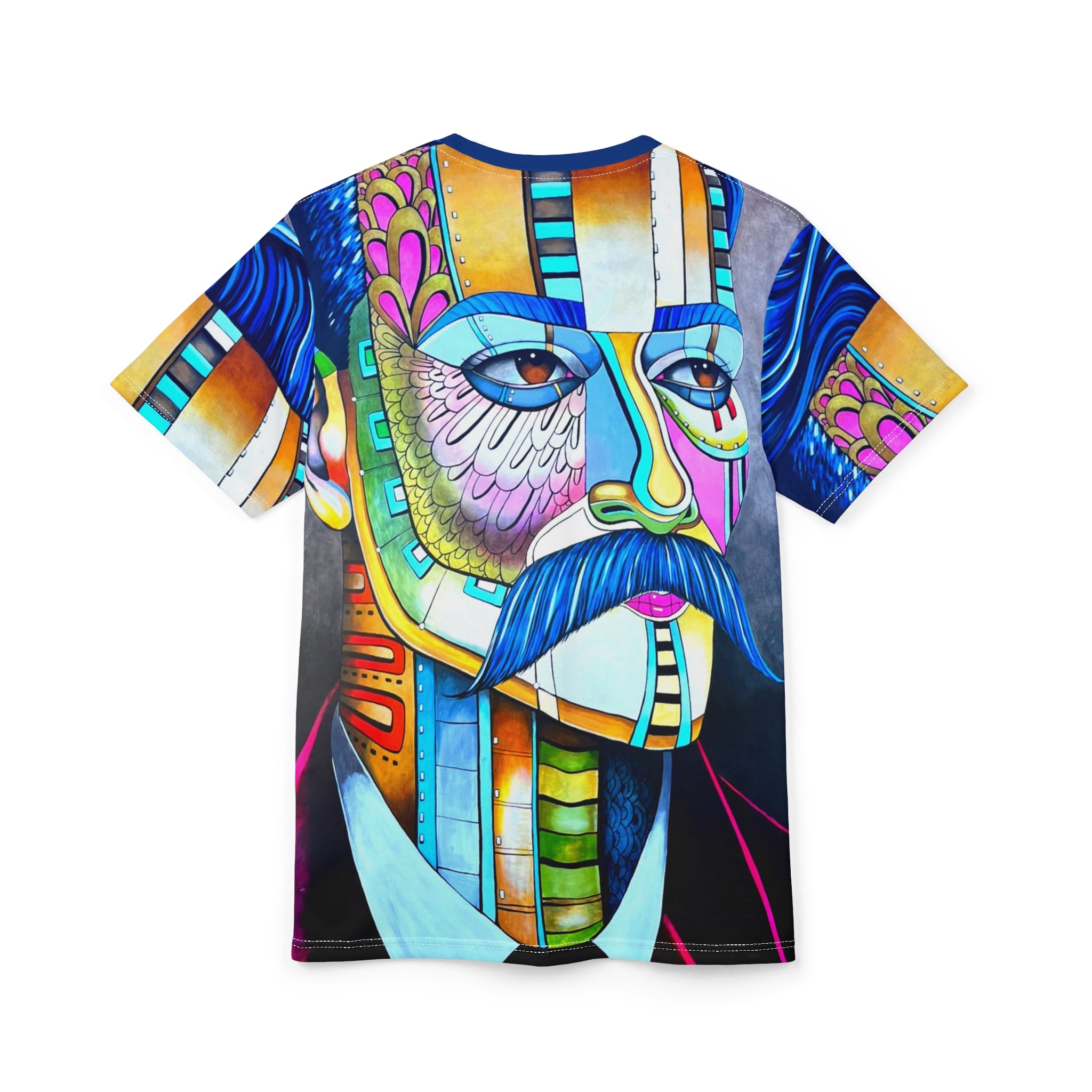 Wear Da Streetz Johnny Depp Las Vegas Street Art-Print all over Tee