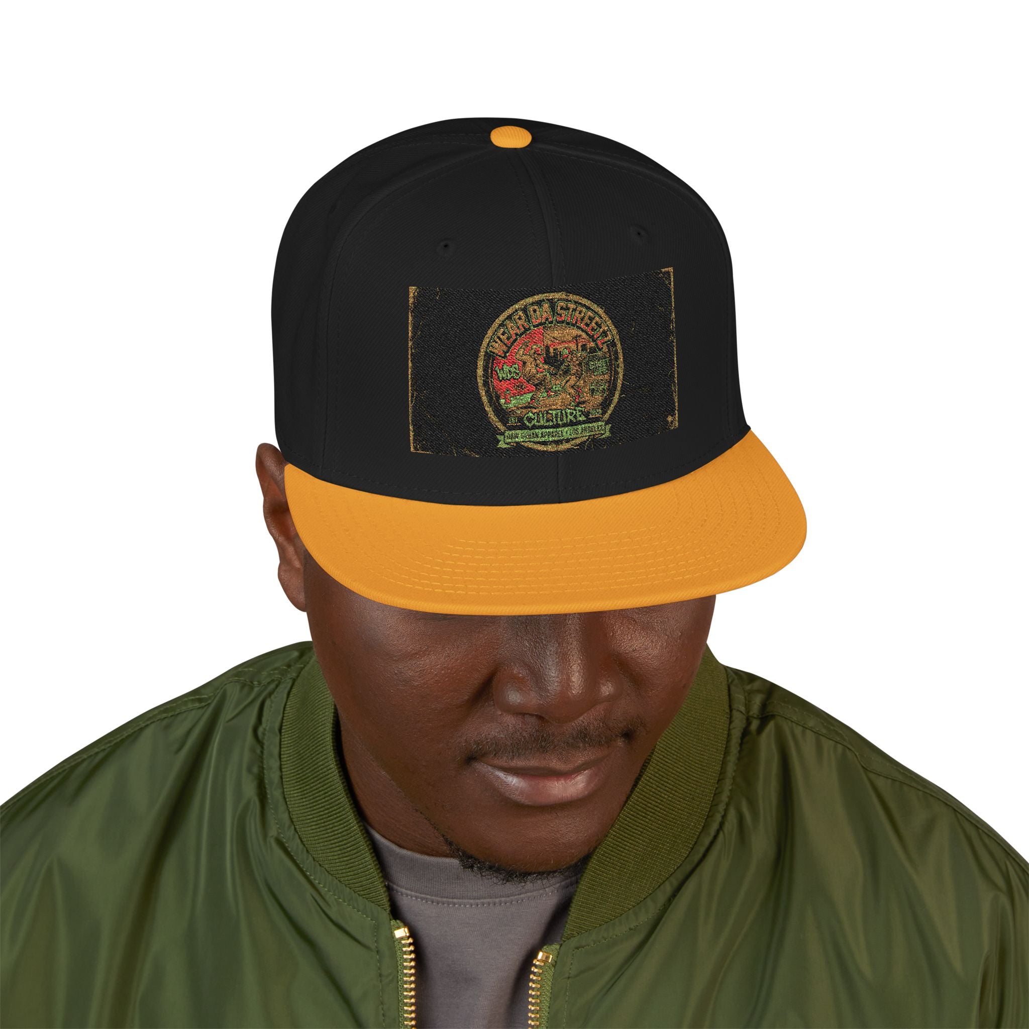 WDS Hip Hop Embroidered Vintage Crest Snapback Hat