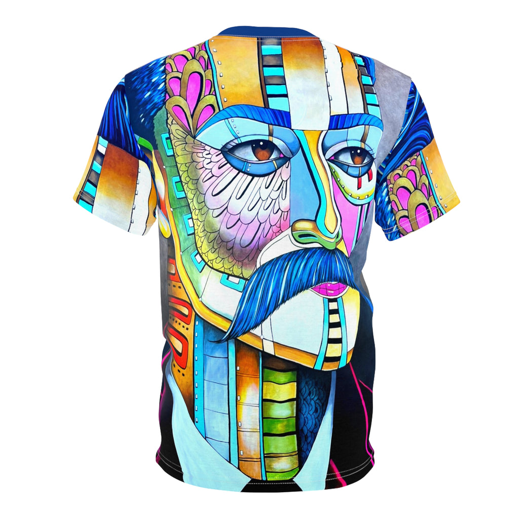 Wear Da Streetz Johnny Depp Las Vegas Street Art-Print all over Tee