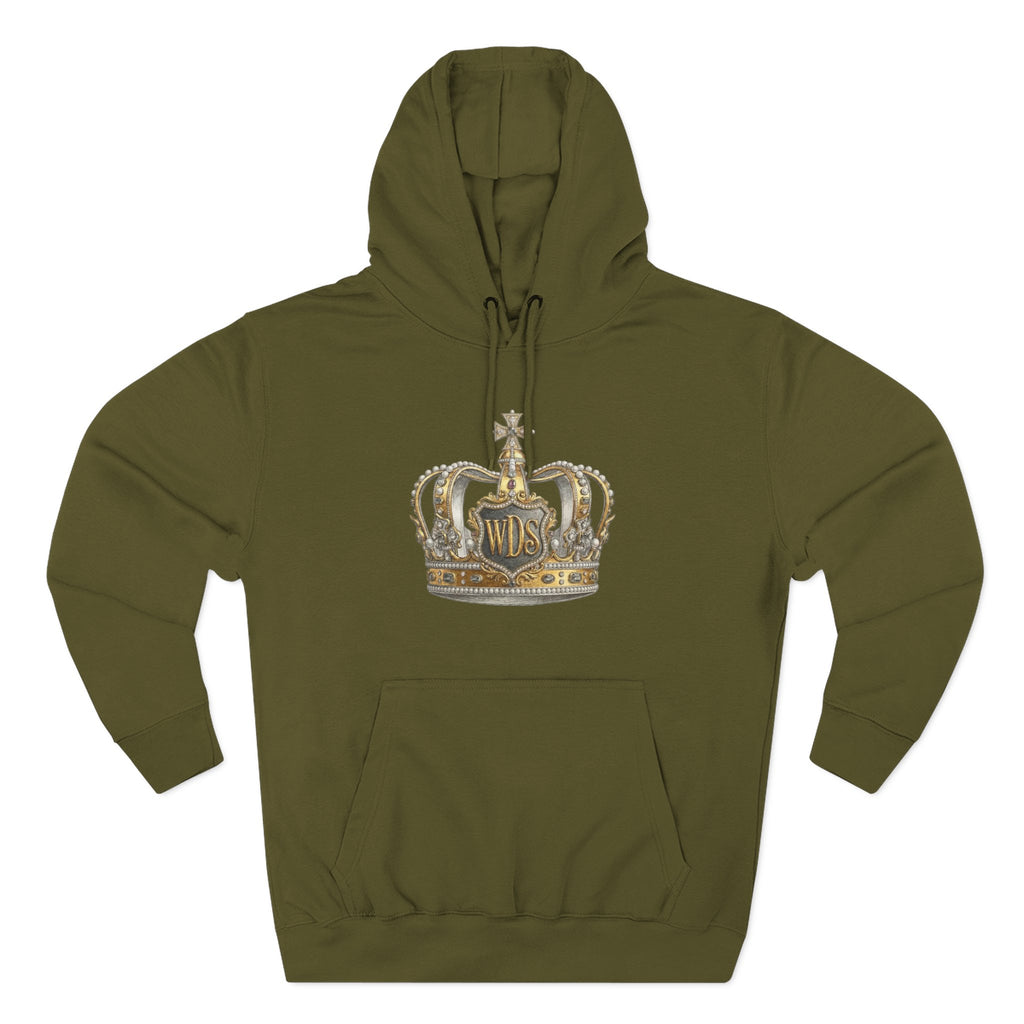 WDS King Crown Three-Panel Fleece Hoodie