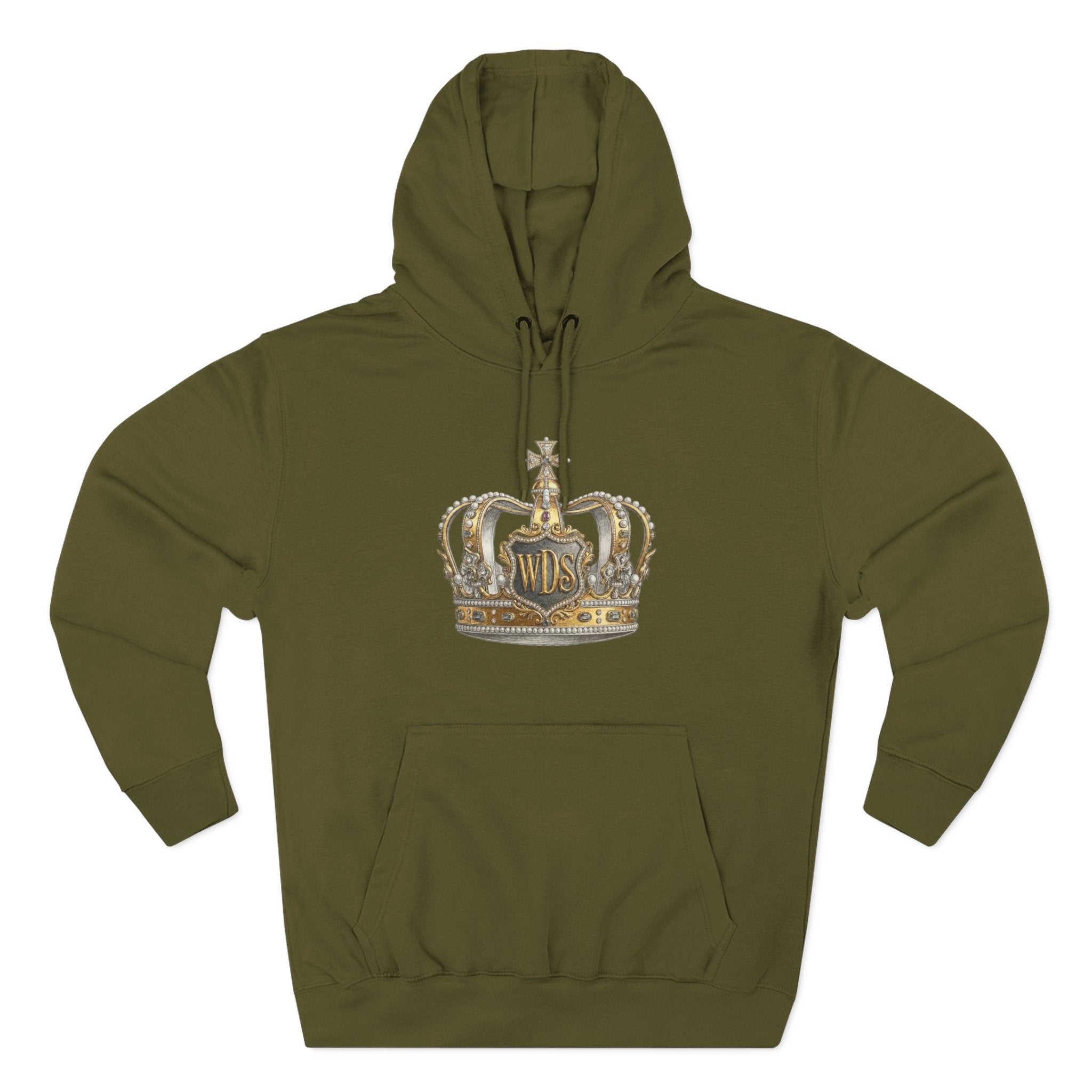 WDS King Crown Three-Panel Fleece Hoodie