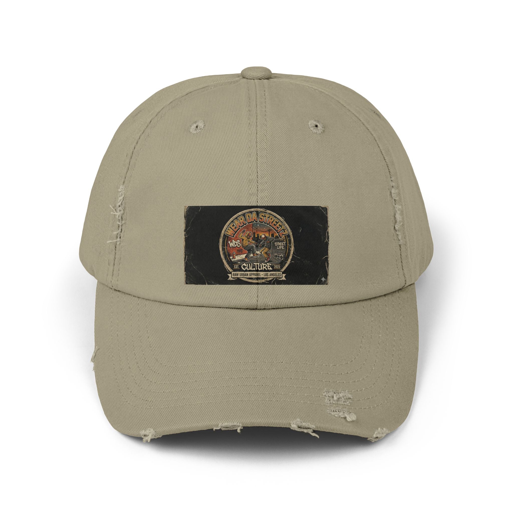 WDS Distressed Vintage Patch Cap — Retro Hip Hop