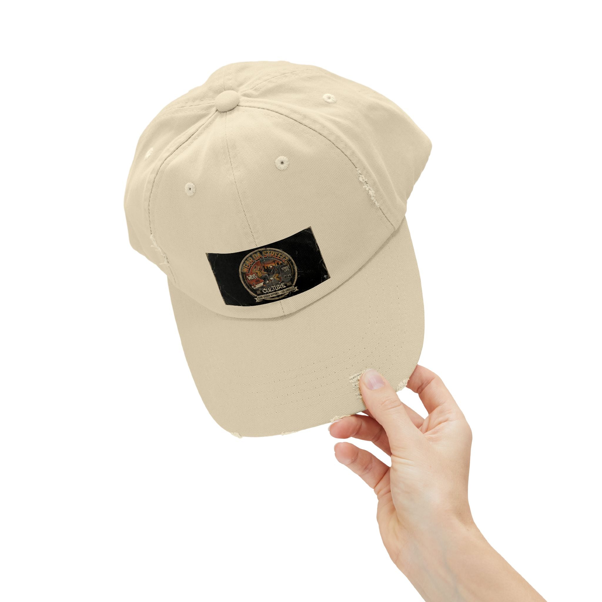 WDS Distressed Vintage Patch Cap — Retro Hip Hop