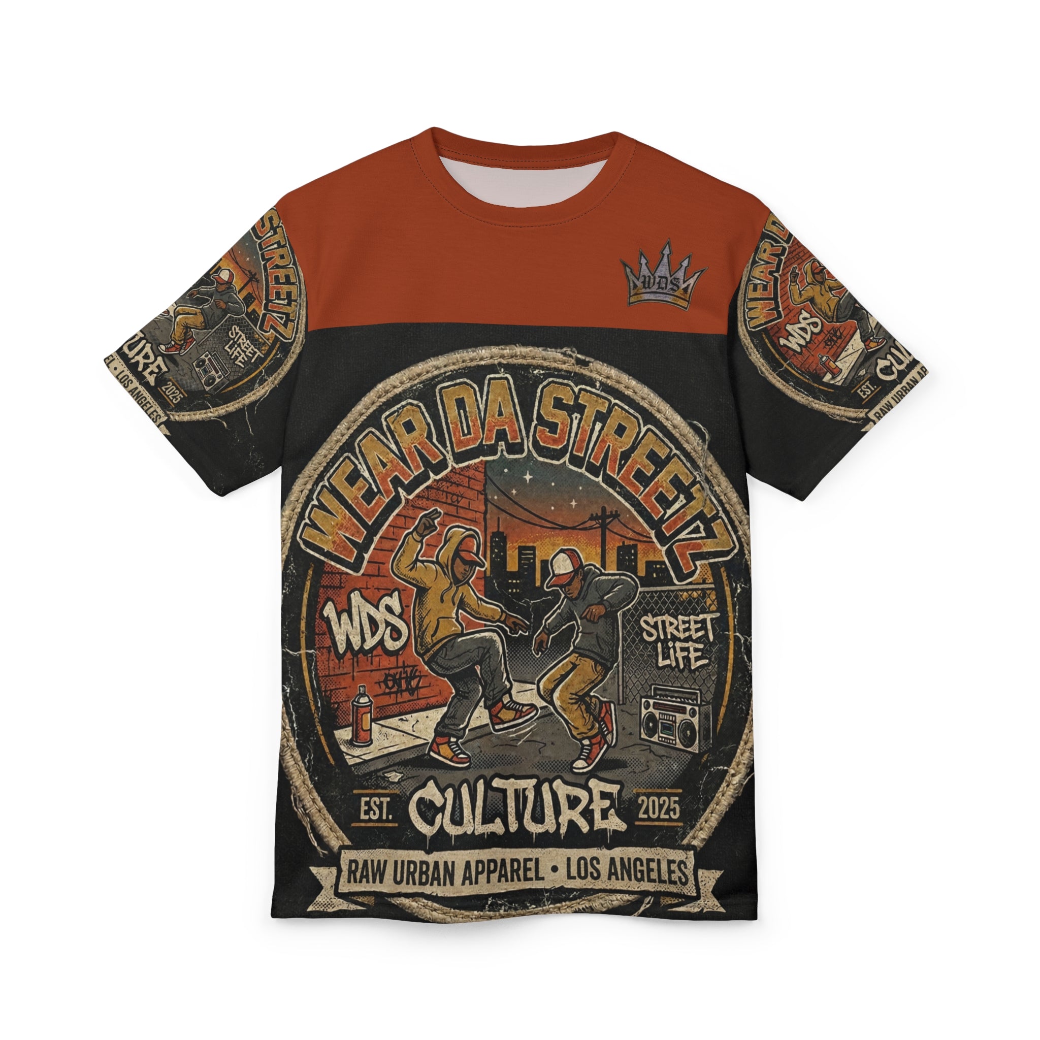 Wear Da Streetz Street Dance Culture Tee — Breakdance Retro Urban Graphic Shirt
