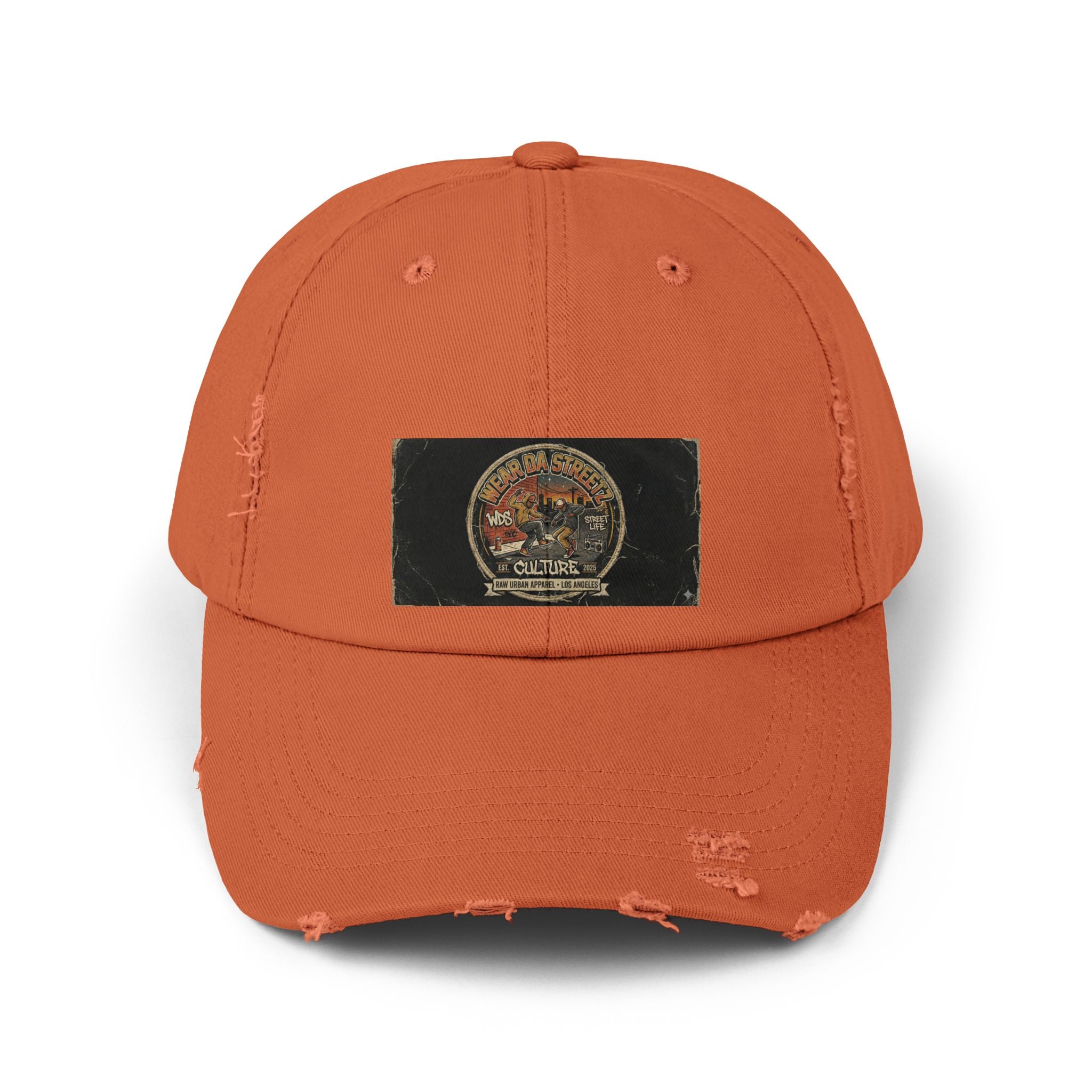 WDS Distressed Vintage Patch Cap — Retro Hip Hop