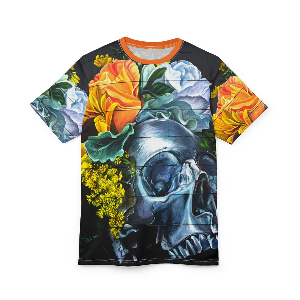 Botanical Bone OKC Street Art-Unisex Cut & Sew Tee