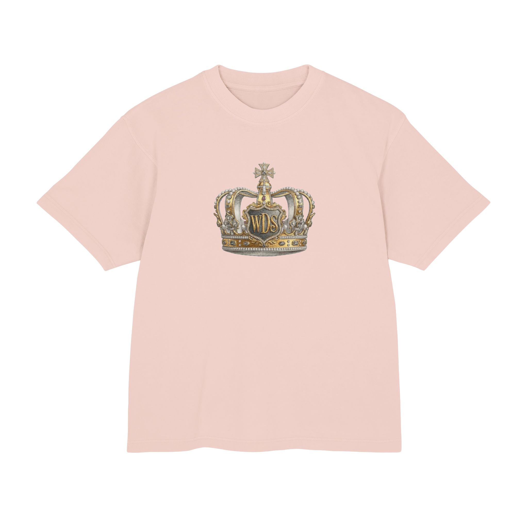 WDS King Crown Hip Hop Urban Tee-Crowned Vintage Gold Graphic Tee