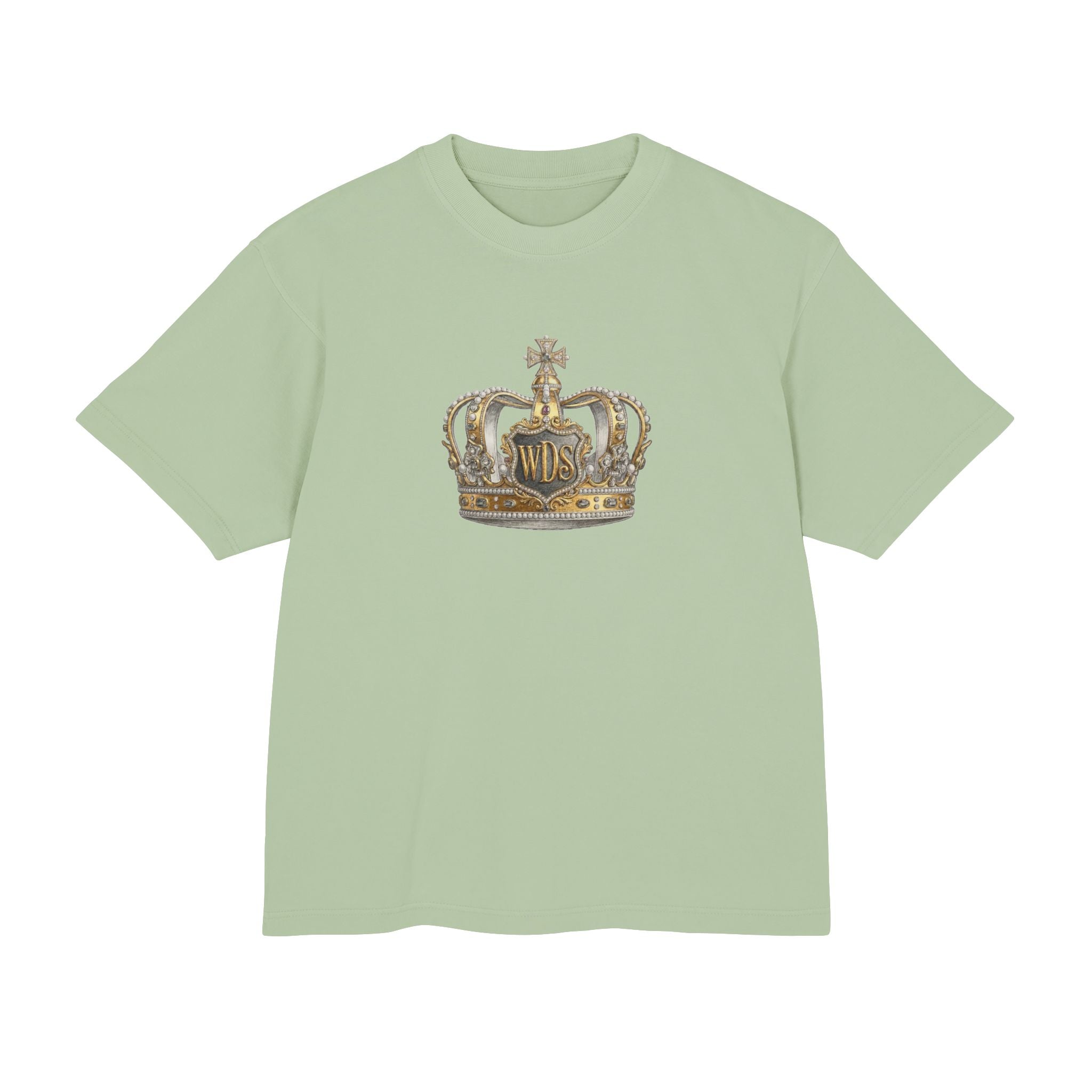 WDS King Crown Hip Hop Urban Tee-Crowned Vintage Gold Graphic Tee