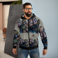 Fred & Ted LA Street Art Zip Hoodie — Urban Street Art All-Over Print