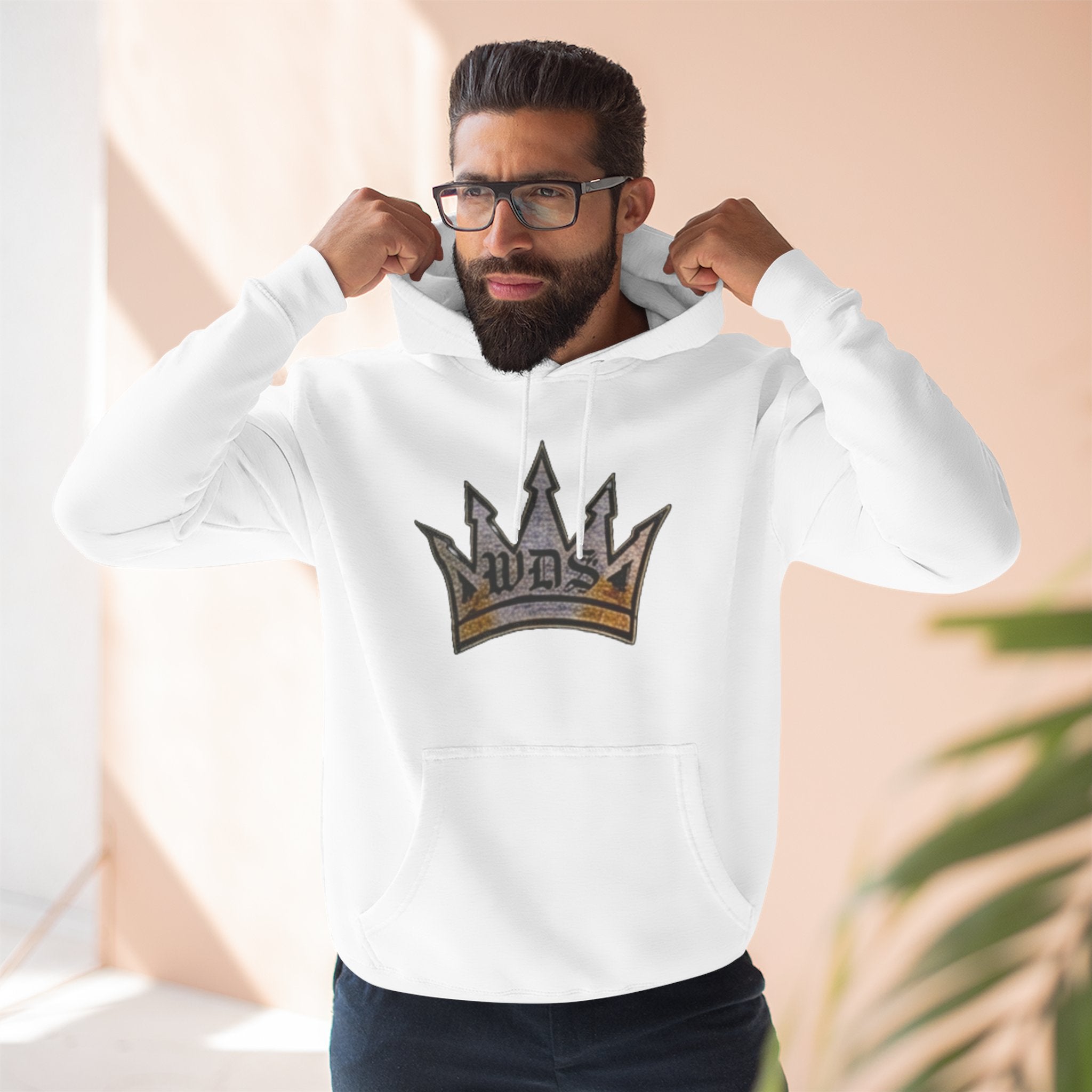 WDS King Crown Three-Panel Fleece Hoodie