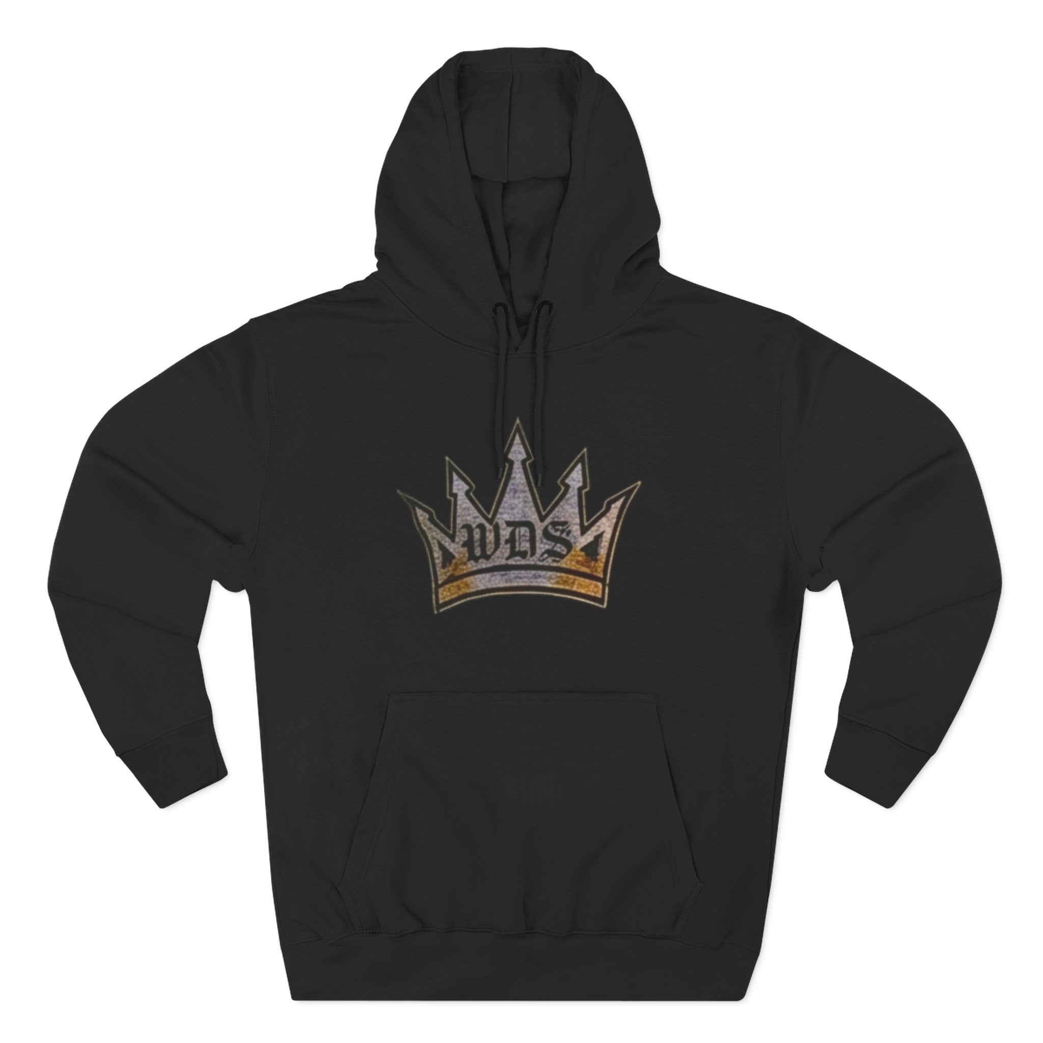 WDS King Crown Three-Panel Fleece Hoodie