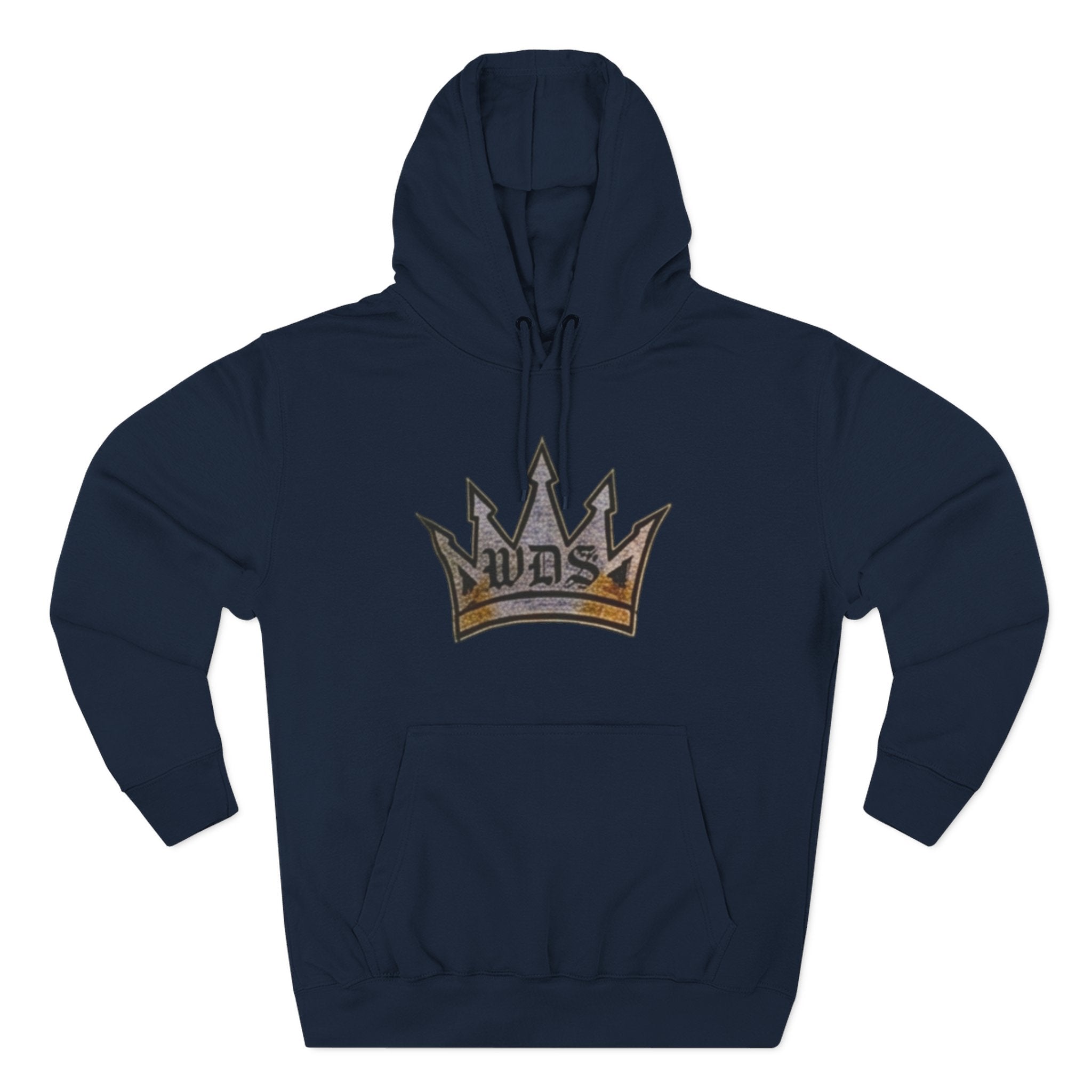 WDS King Crown Three-Panel Fleece Hoodie