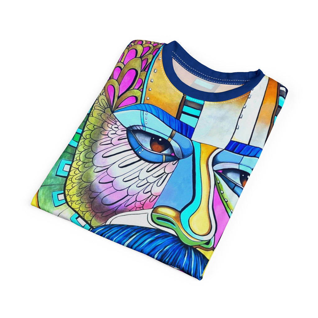 Wear Da Streetz Johnny Depp Las Vegas Street Art-Print all over Tee