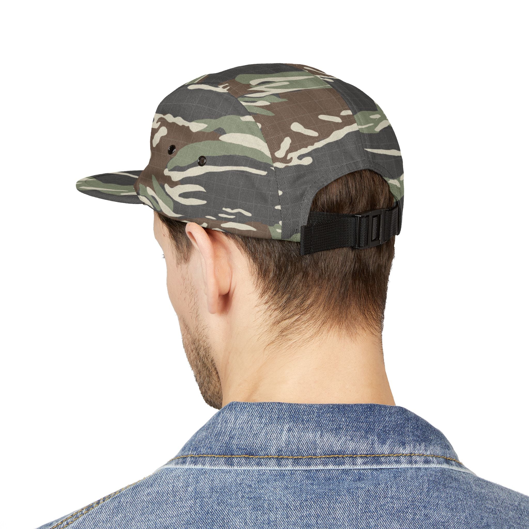 WDS Hip Hop Emblem Flat Brim 5-Panel Flat bill hat —