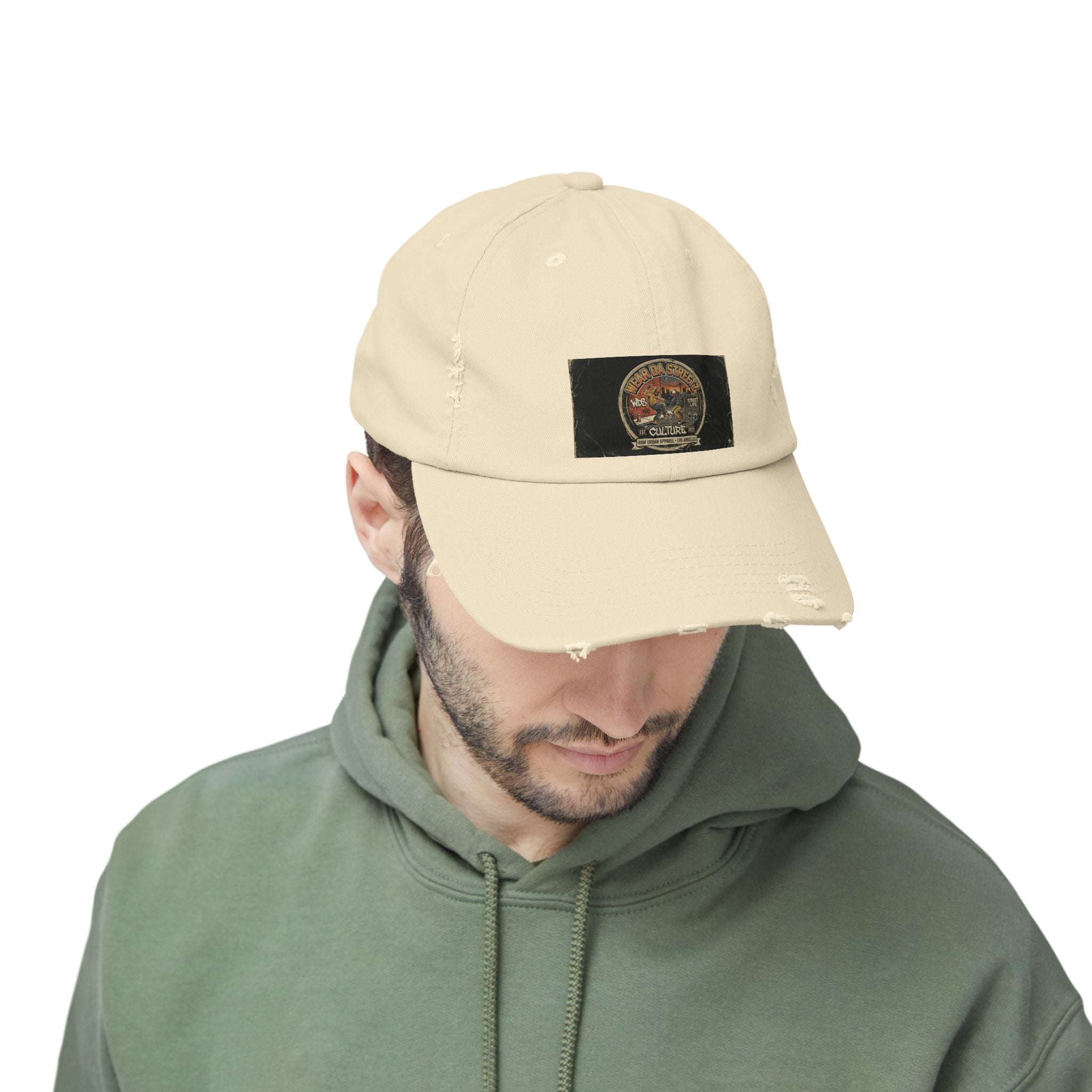 WDS Distressed Vintage Patch Cap — Retro Hip Hop